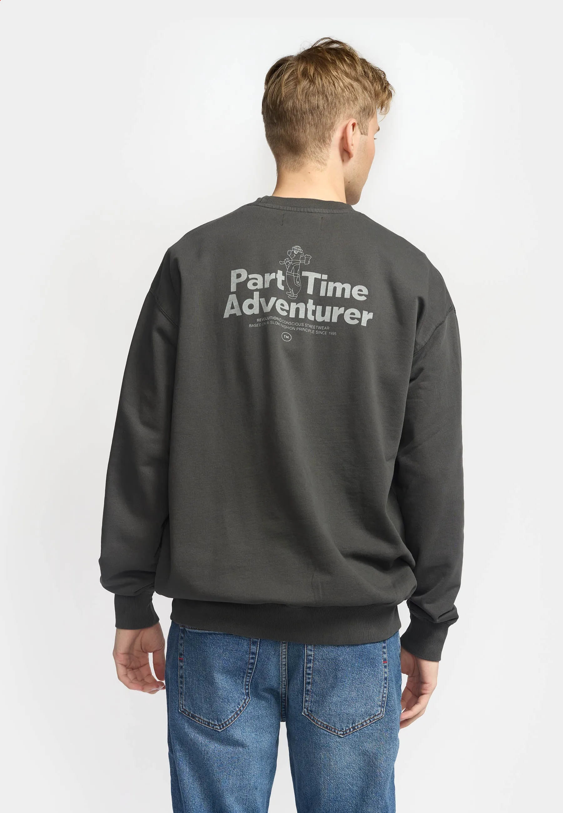 Printed Crewneck / 2791 PAR - Black sold by Revolution product image thumbnail 5