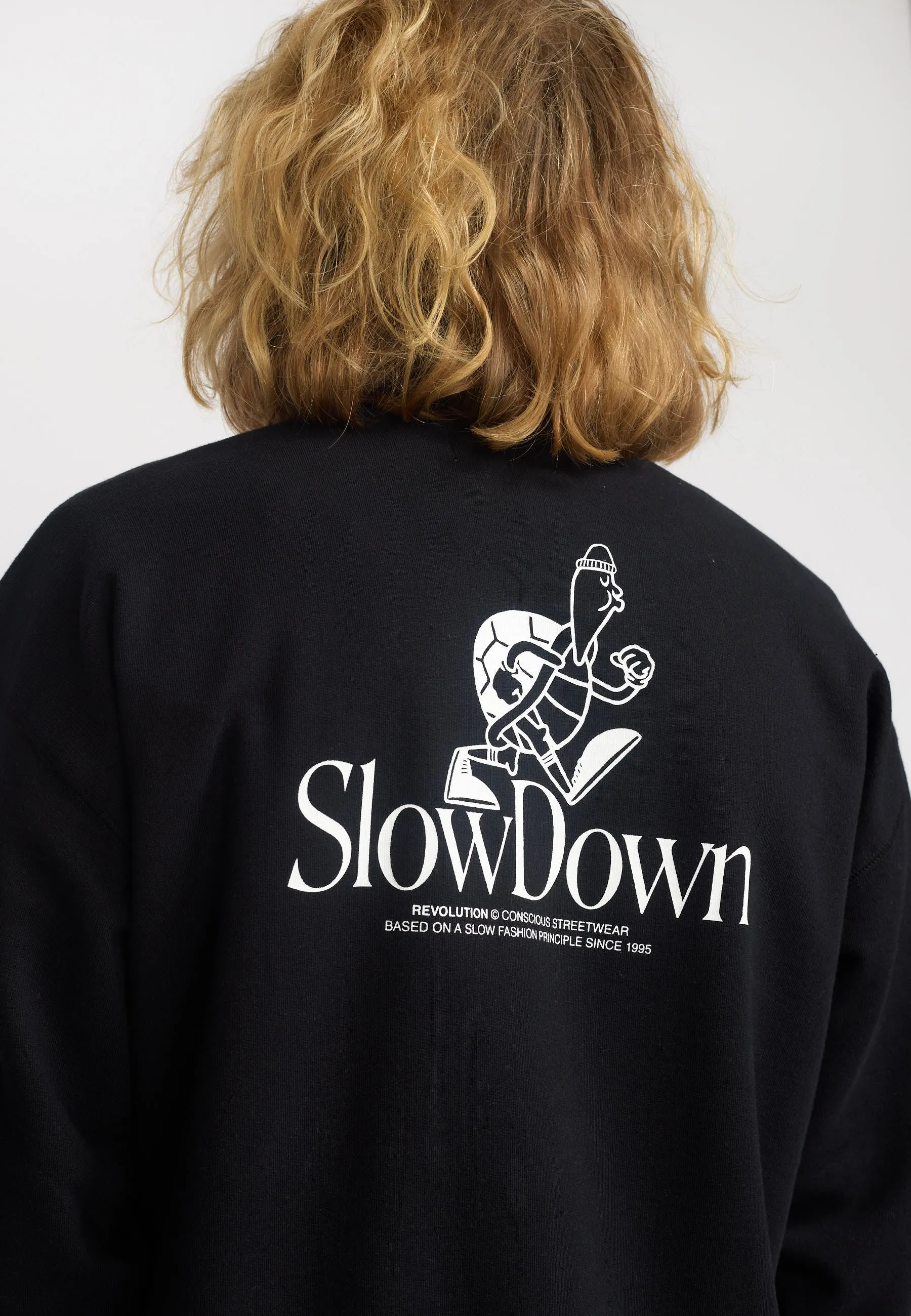 Printed Crewneck / 2790 SLO - Black sold by Revolution product image thumbnail 2