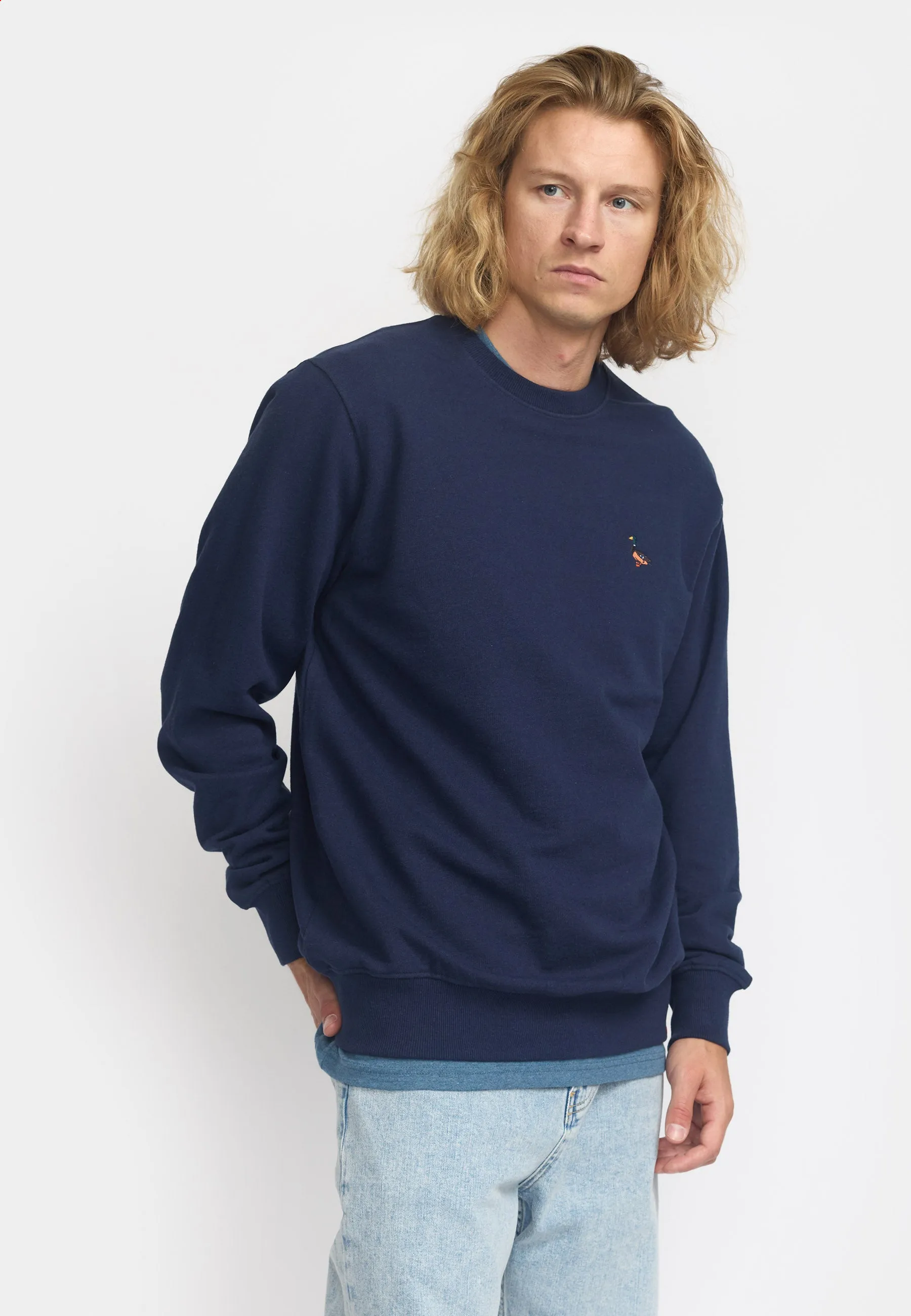 Application Sweatshirt / 2789 DUC - Navy-melange sold by Revolution product image thumbnail 3
