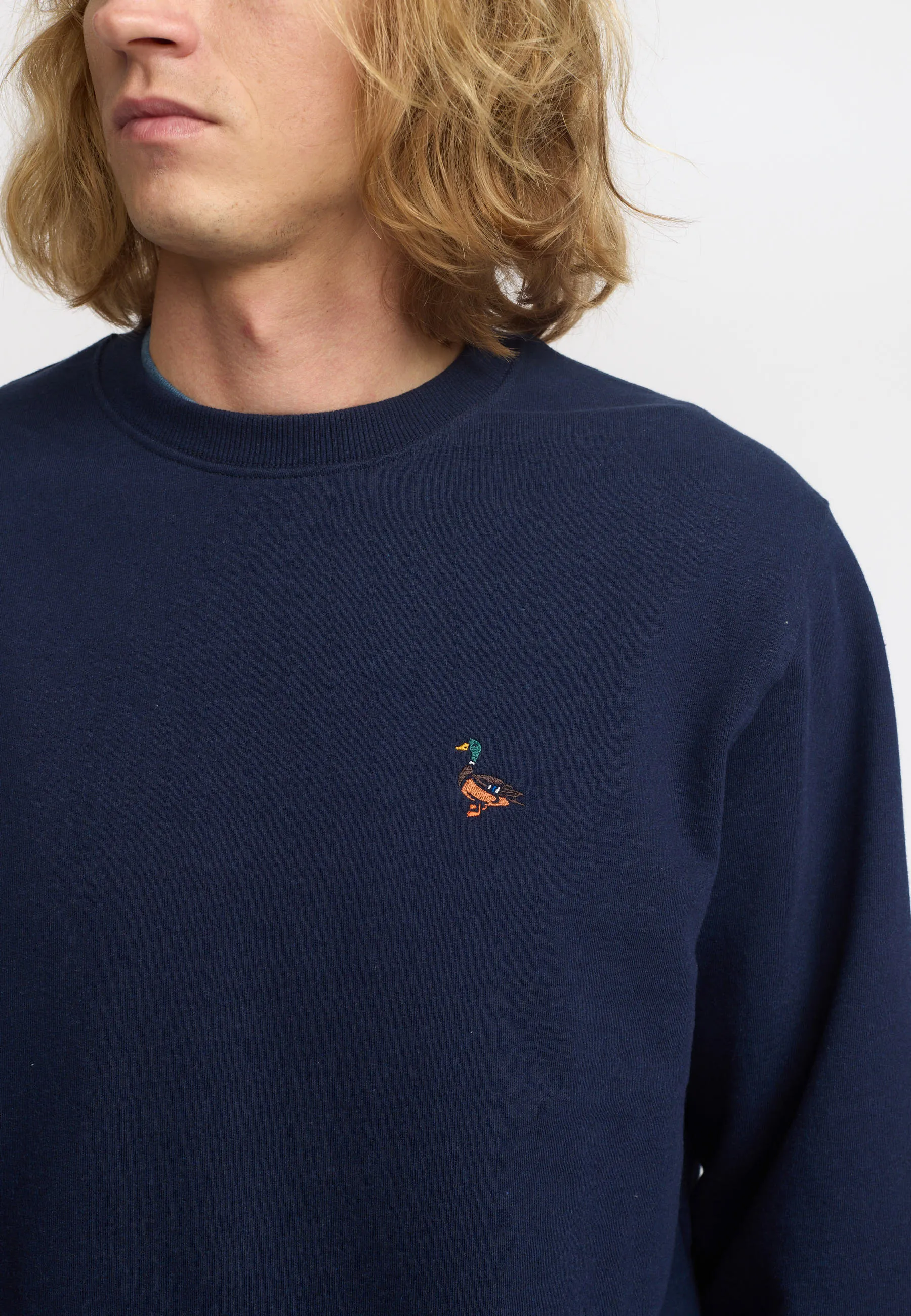 Application Sweatshirt / 2789 DUC - Navy-melange sold by Revolution