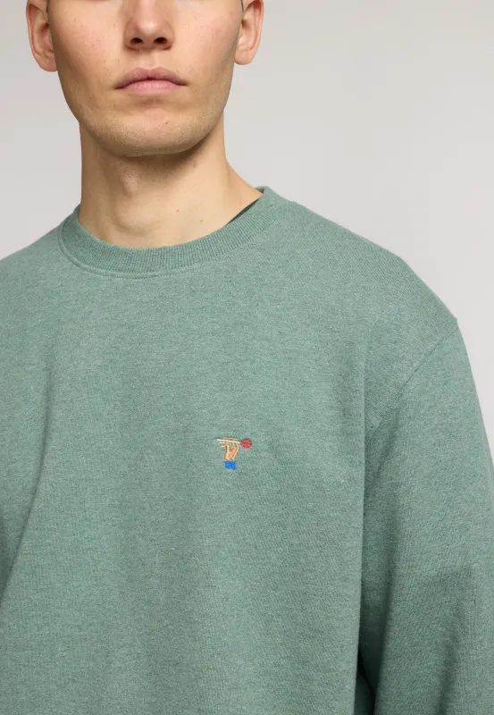 Application Sweatshirt / 2789 DAR - Dustgreen sold by Revolution