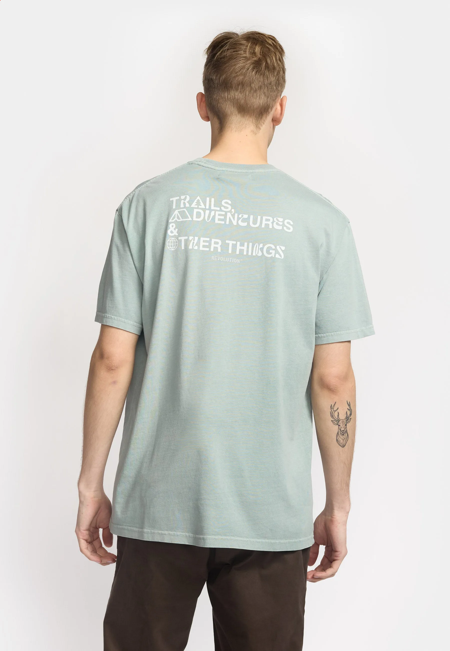 Printed T-shirt / 1424 TRA - Lightturquoise sold by Revolution product image thumbnail 5