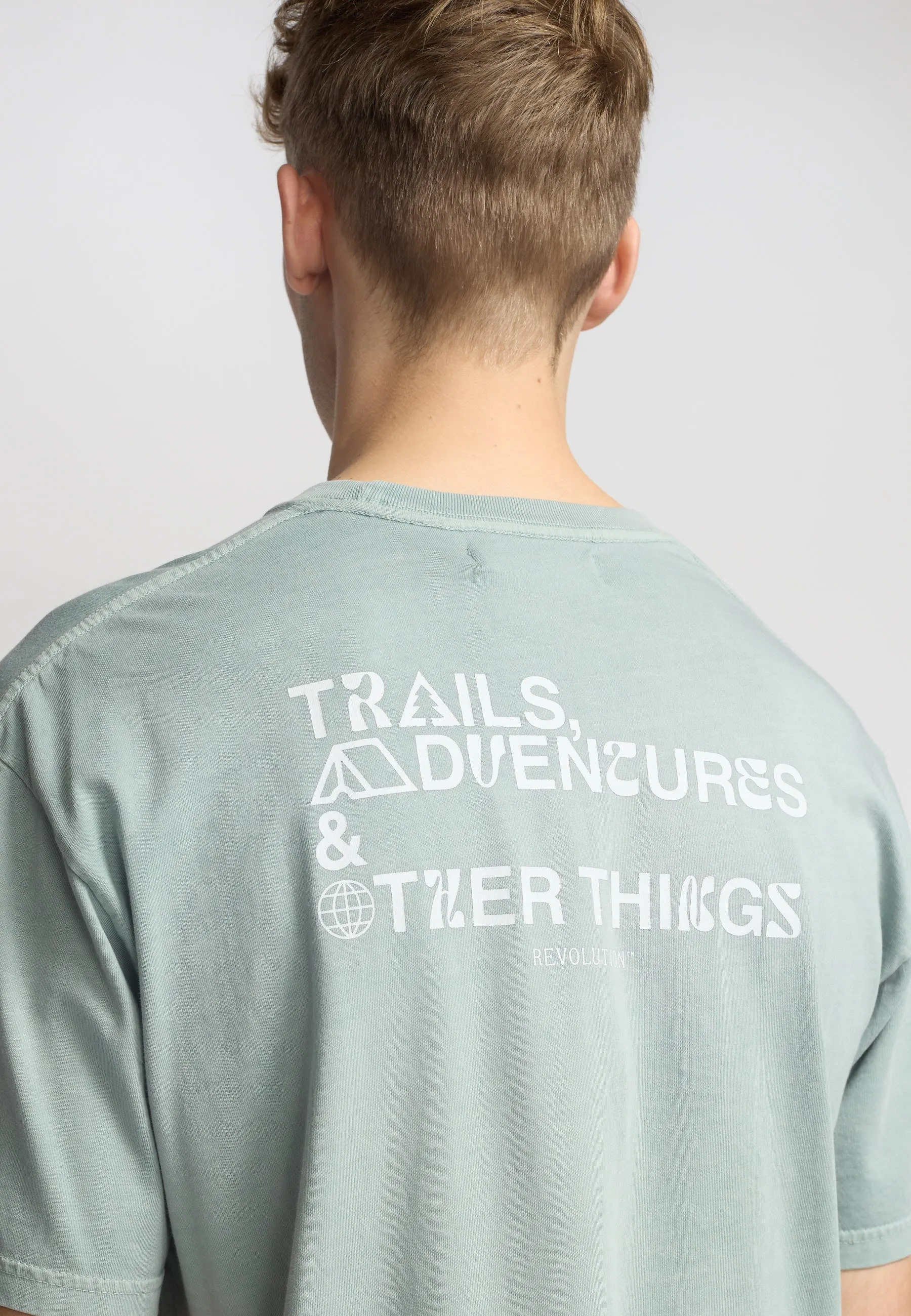 Printed T-shirt / 1424 TRA - Lightturquoise sold by Revolution product image thumbnail 2