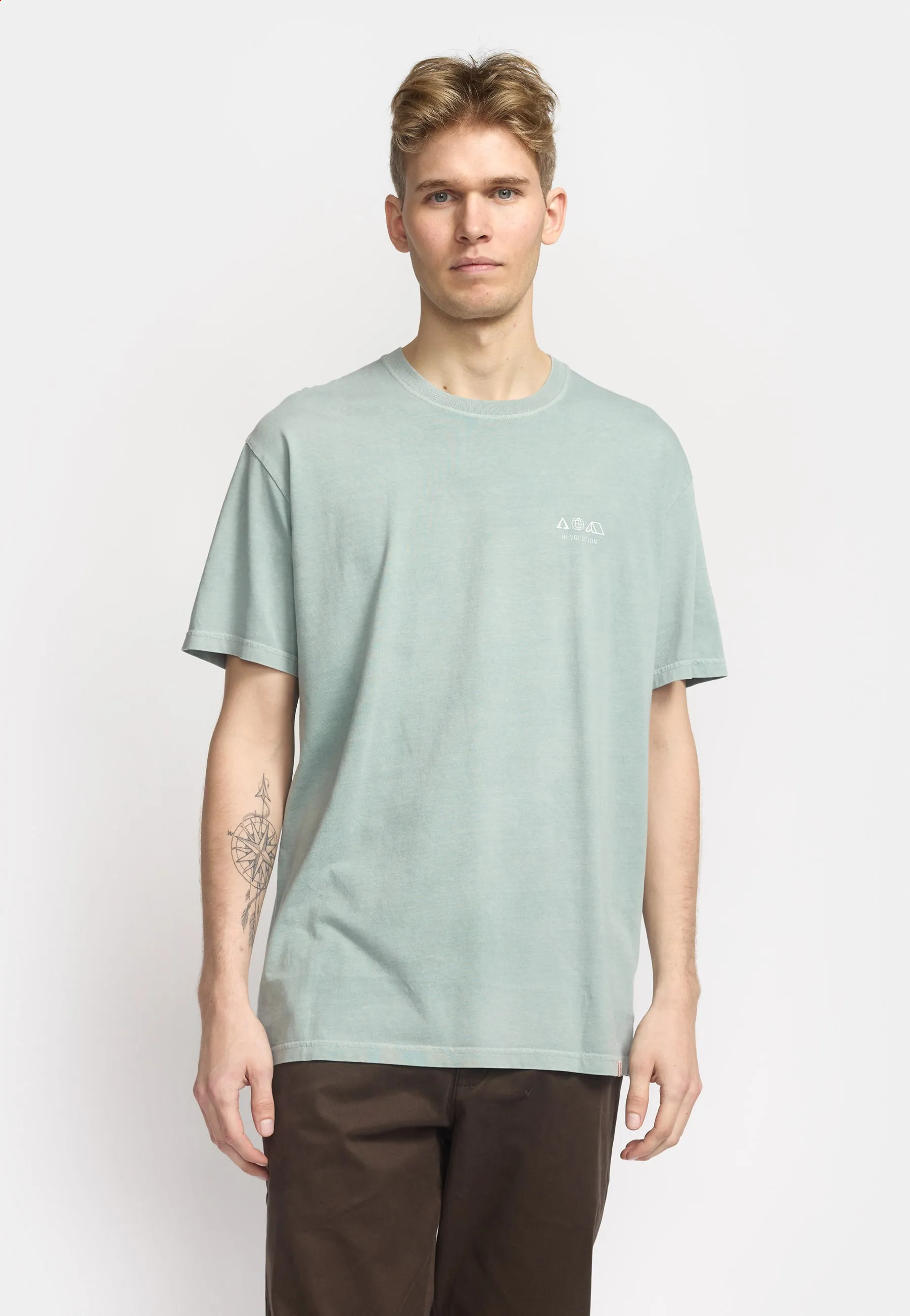 Printed T-shirt / 1424 TRA - Lightturquoise sold by Revolution product image thumbnail 4