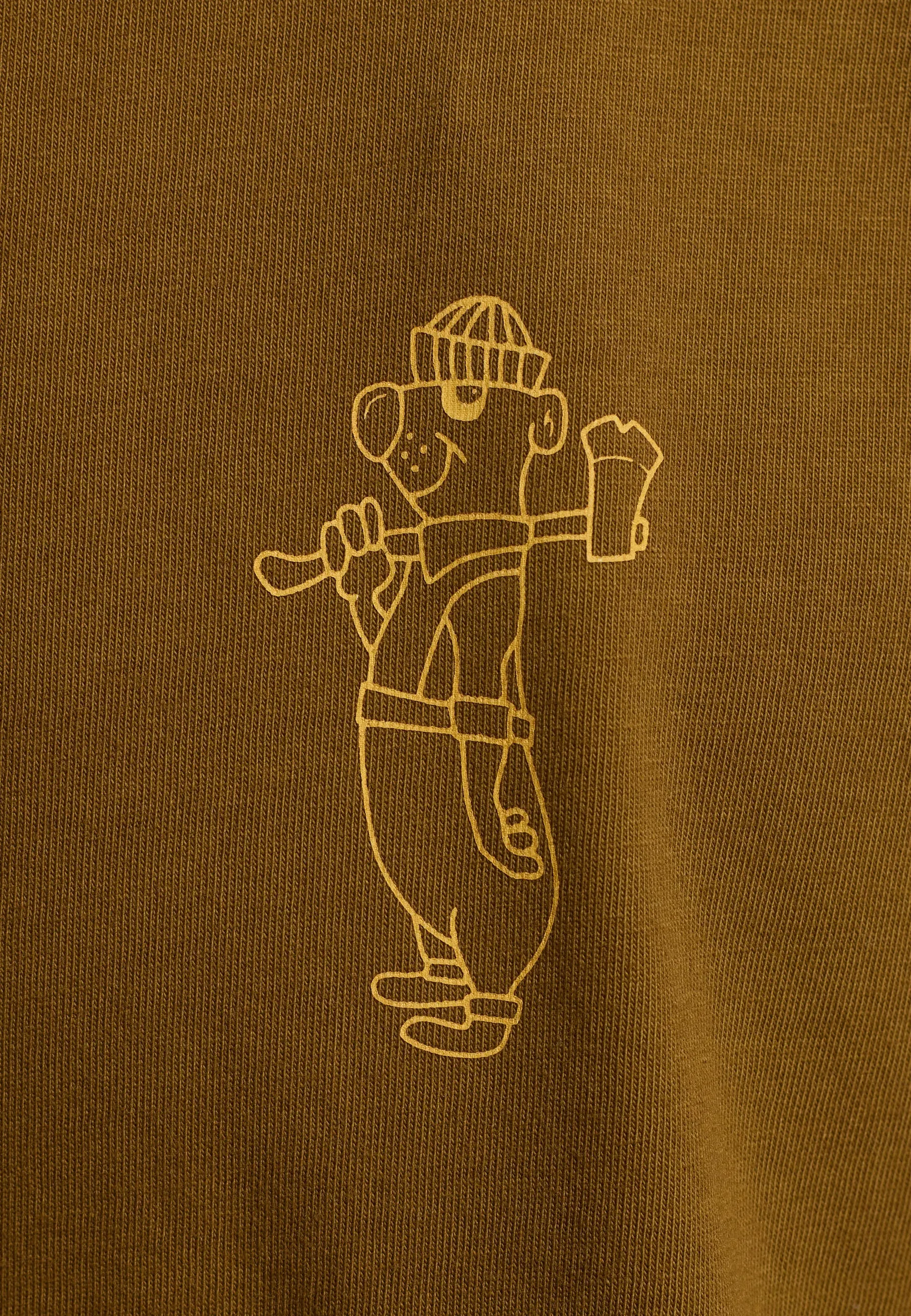 Printed T-shirt / 1424 PAR - Dustbrown sold by Revolution product image thumbnail 3