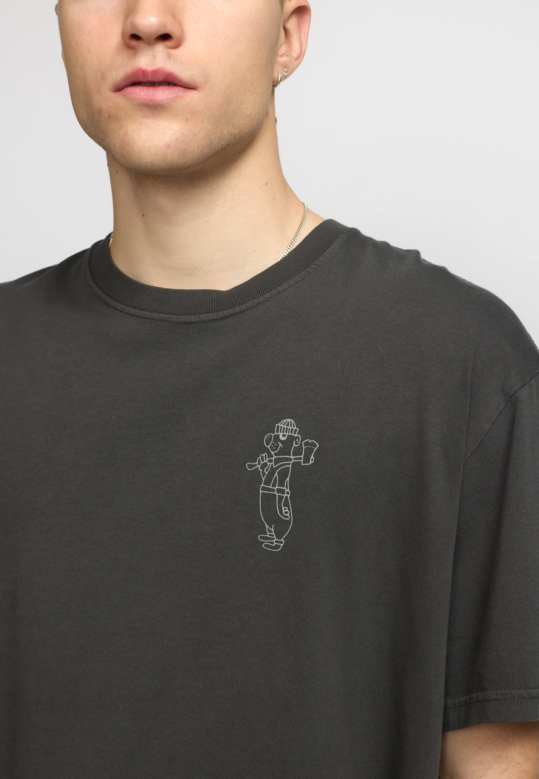 Printed T-shirt / 1424 PAR - Black sold by Revolution