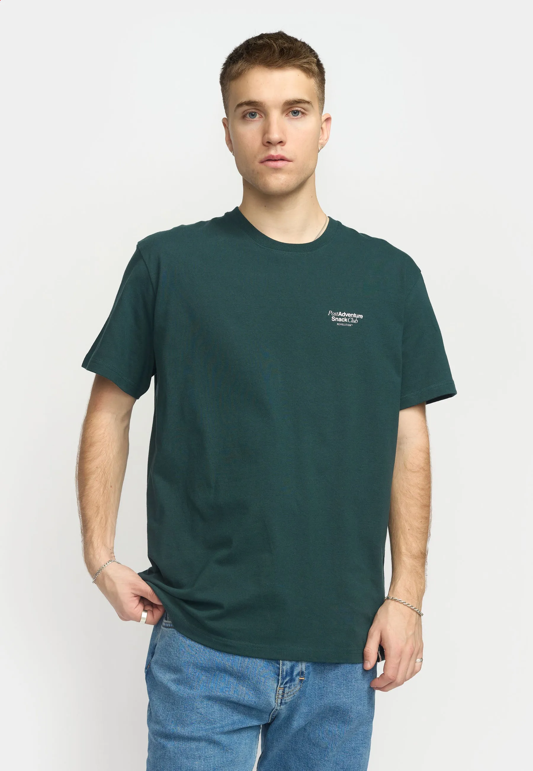 Printed T-shirt / 1423 SNA - Darkgreen sold by Revolution product image thumbnail 4