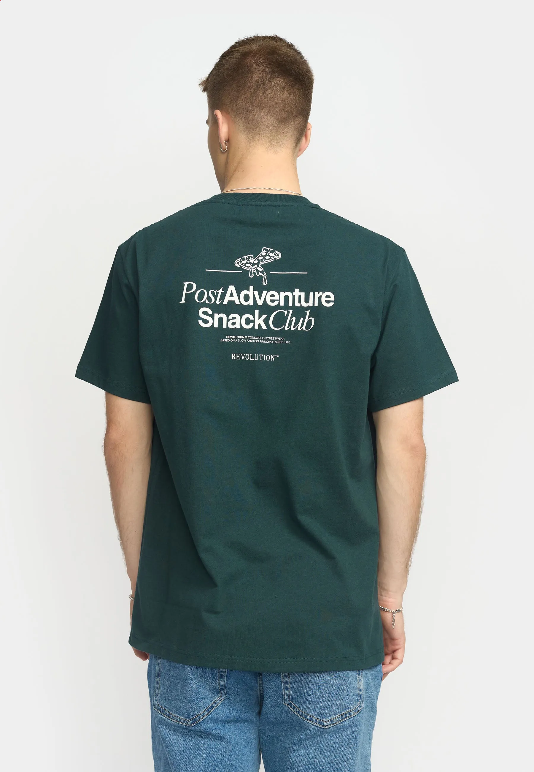 Printed T-shirt / 1423 SNA - Darkgreen sold by Revolution product image thumbnail 5