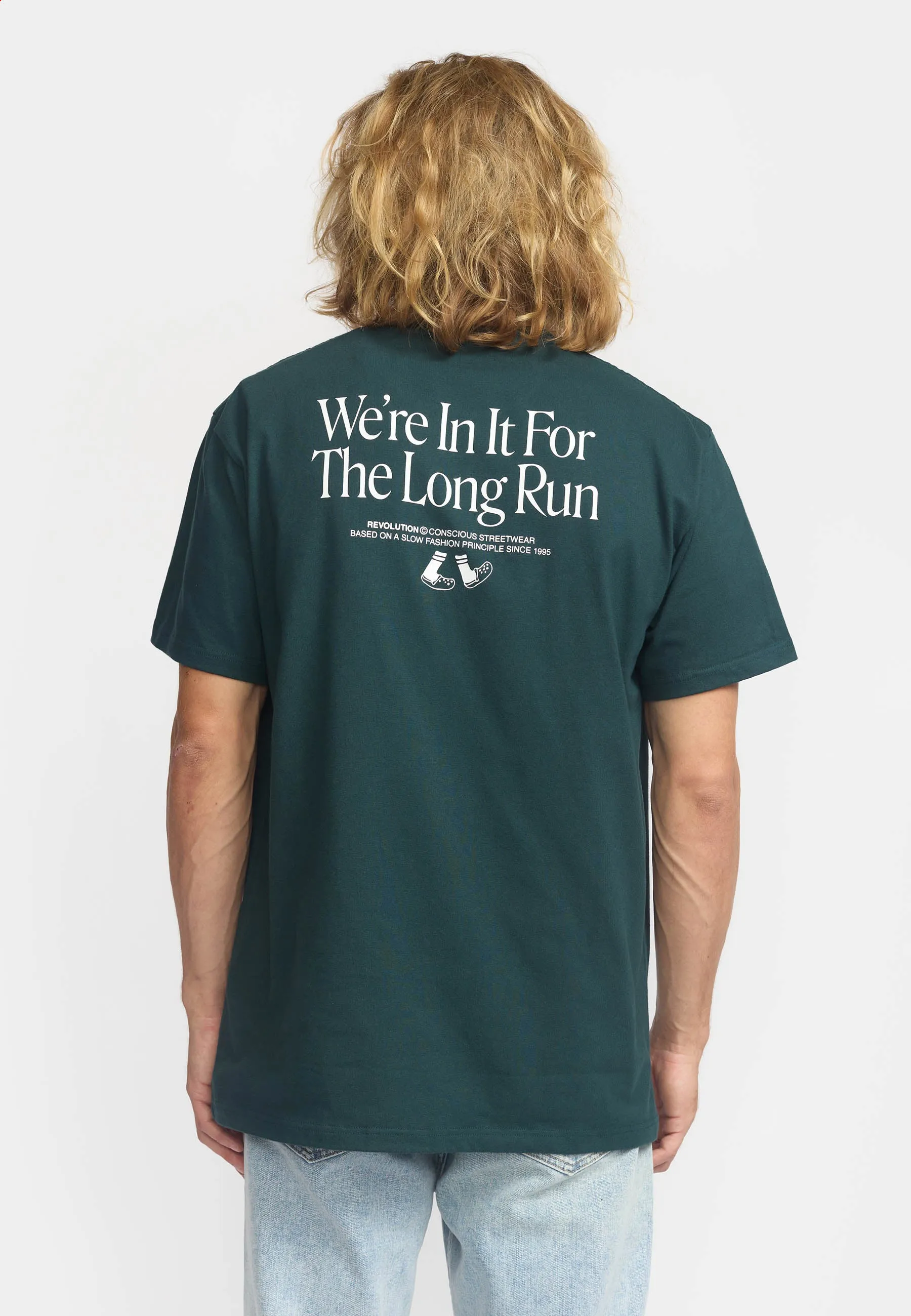 Printed T-shirt / 1423 LON - Darkgreen sold by Revolution product image thumbnail 5