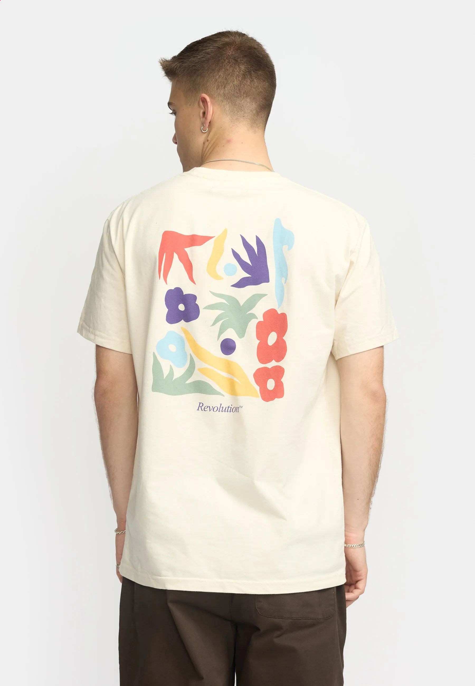 Printed T-shirt / 1423 FLO - Offwhite sold by Revolution product image thumbnail 5