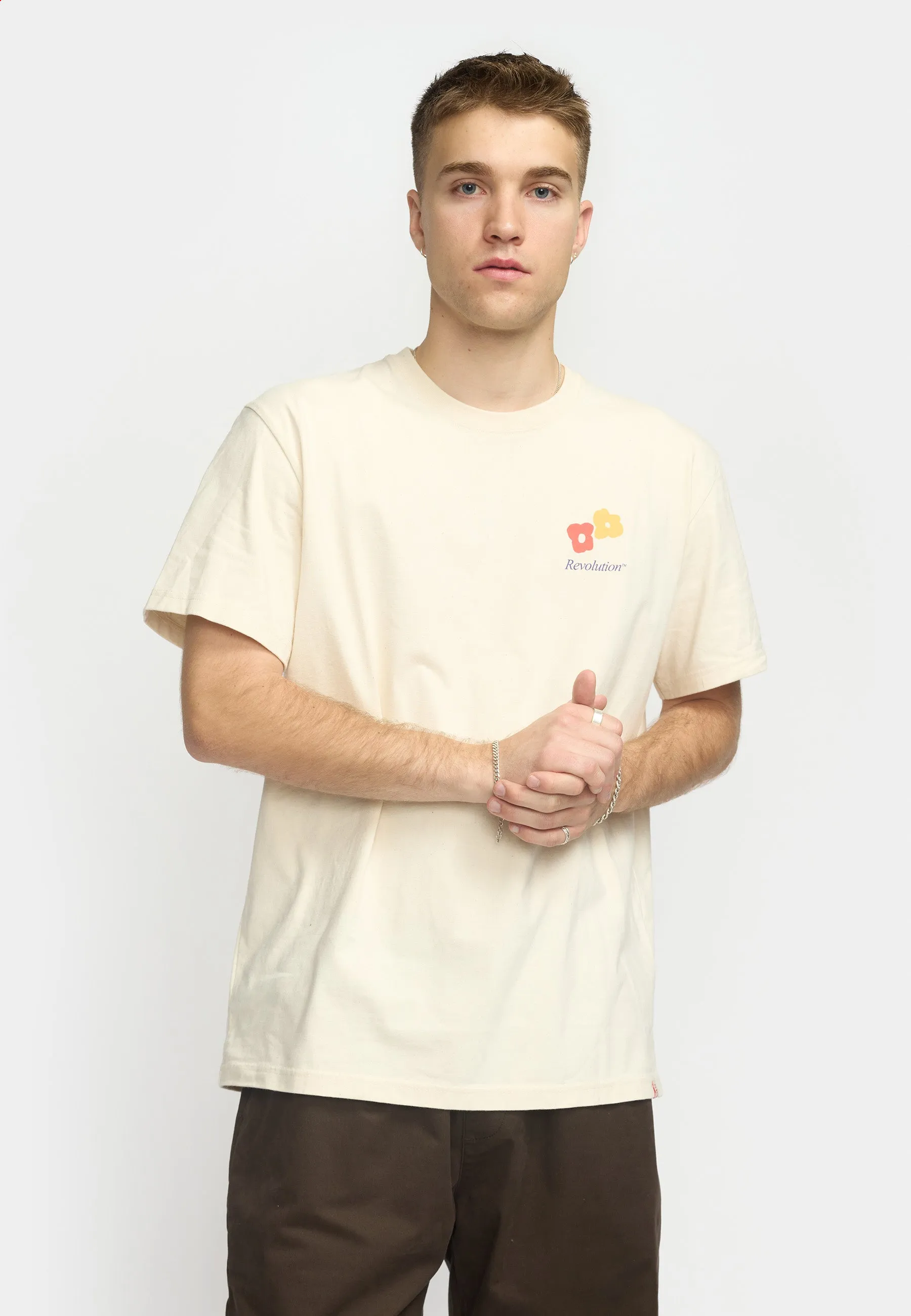Printed T-shirt / 1423 FLO - Offwhite sold by Revolution product image thumbnail 4
