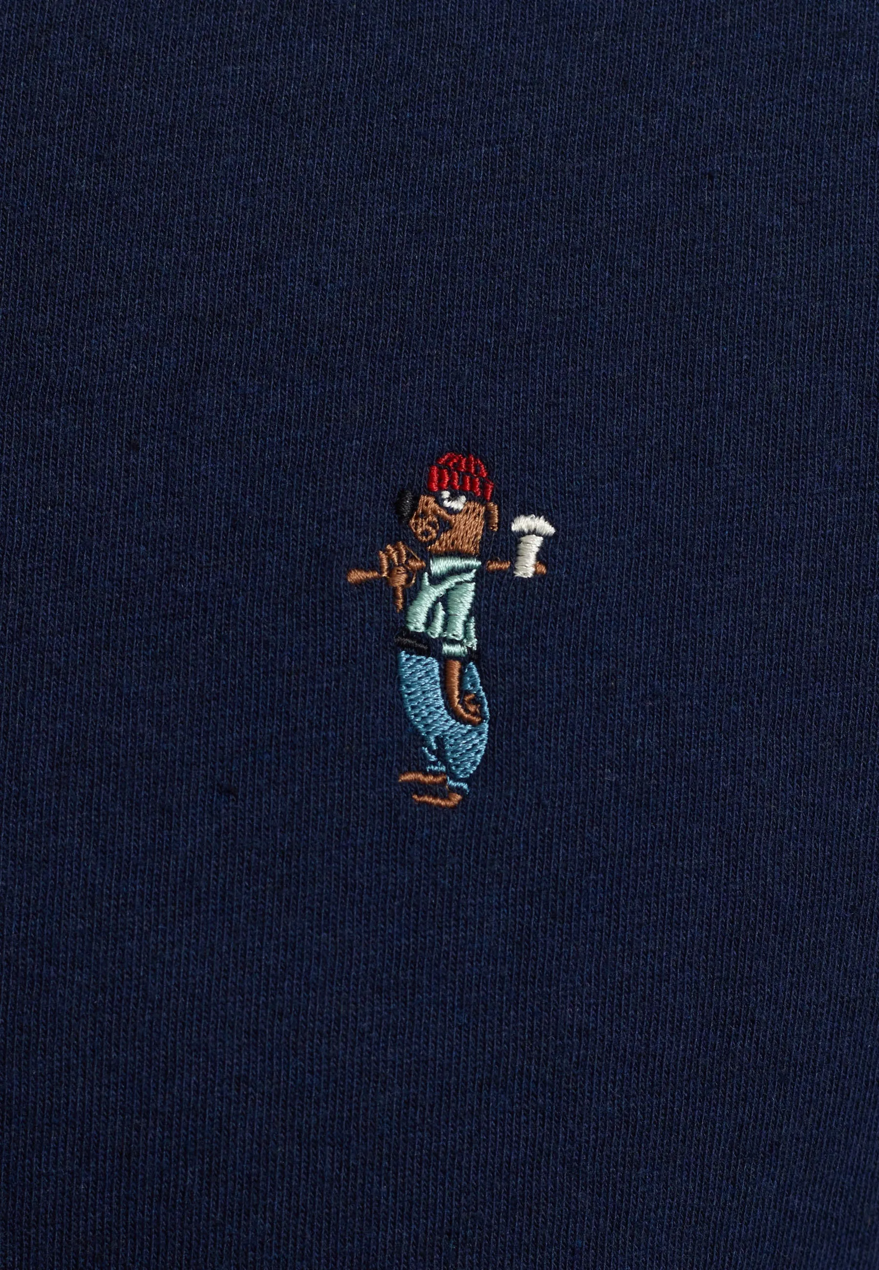 Application T-Shirt / 1418 LUM - Navy-melange sold by Revolution product image thumbnail 2