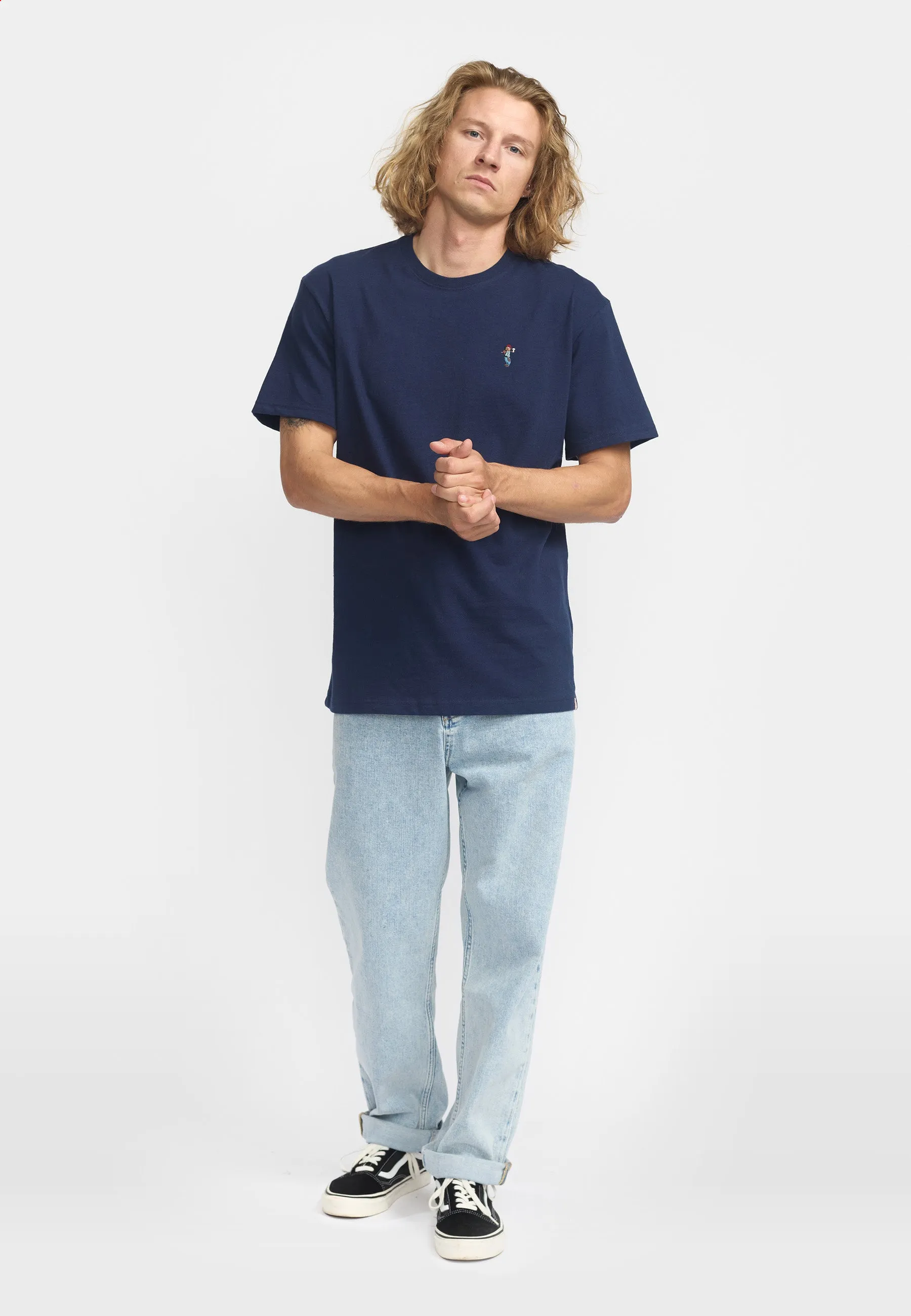 Application T-Shirt / 1418 LUM - Navy-melange sold by Revolution product image thumbnail 5
