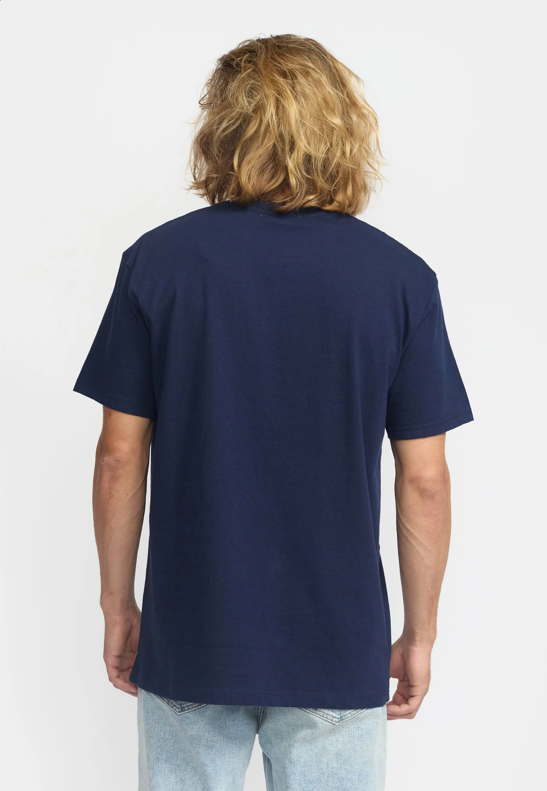 Application T-Shirt / 1418 LUM - Navy-melange sold by Revolution product image thumbnail 4