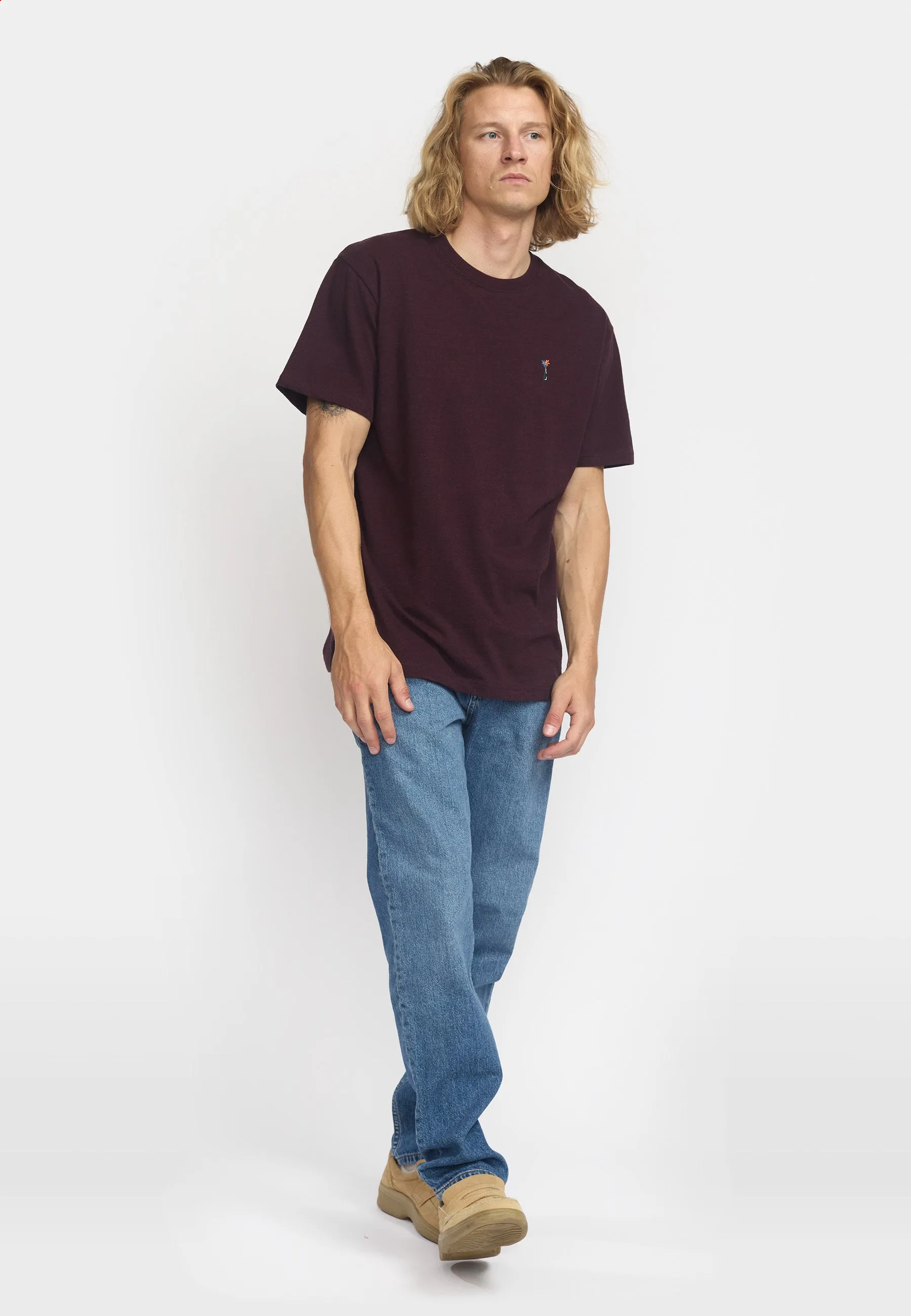 Application T-Shirt / 1418 FLO - Burgundy sold by Revolution product image thumbnail 5