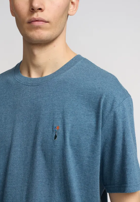 Application T-Shirt / 1418 FLO - Blue sold by Revolution