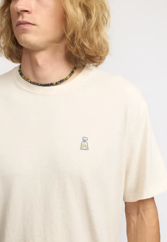 Application T-Shirt / 1418 FIS - Offwhite-melange sold by Revolution