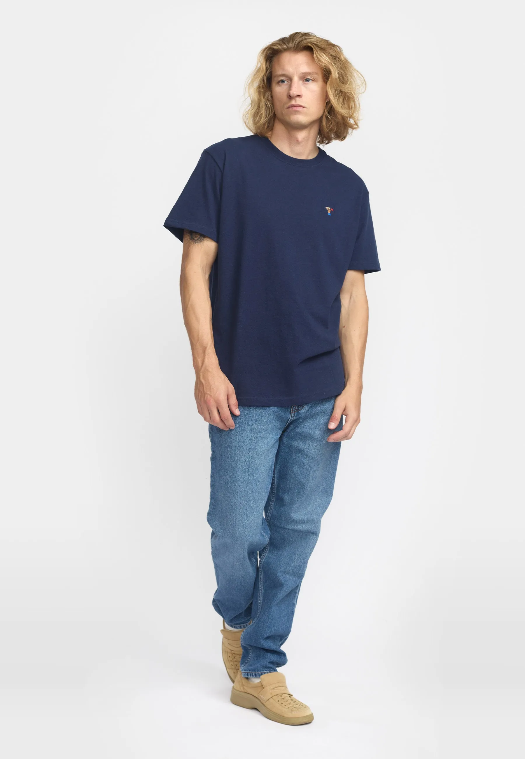 Application T-Shirt / 1418 DAR - Navy-melange sold by Revolution product image thumbnail 5