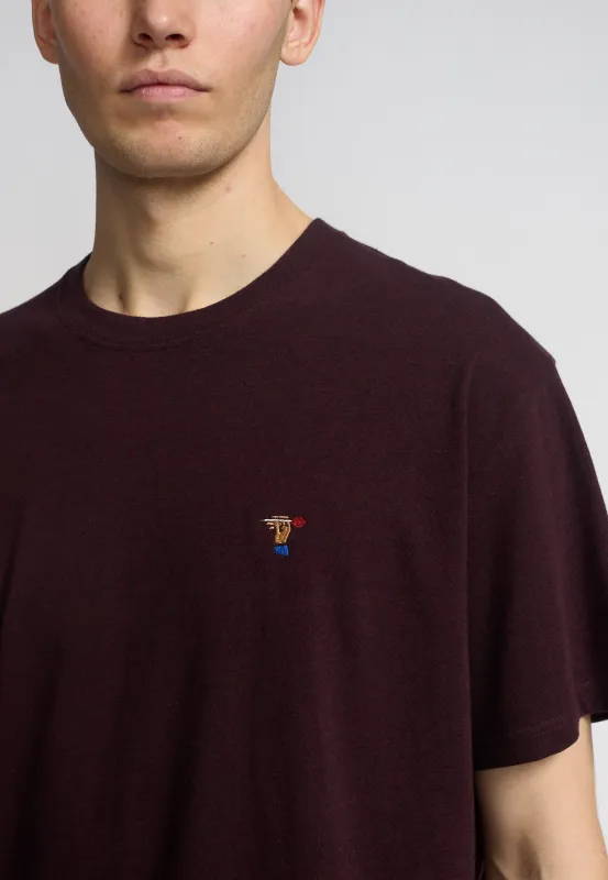 Application T-Shirt / 1418 DAR - Burgundy sold by Revolution