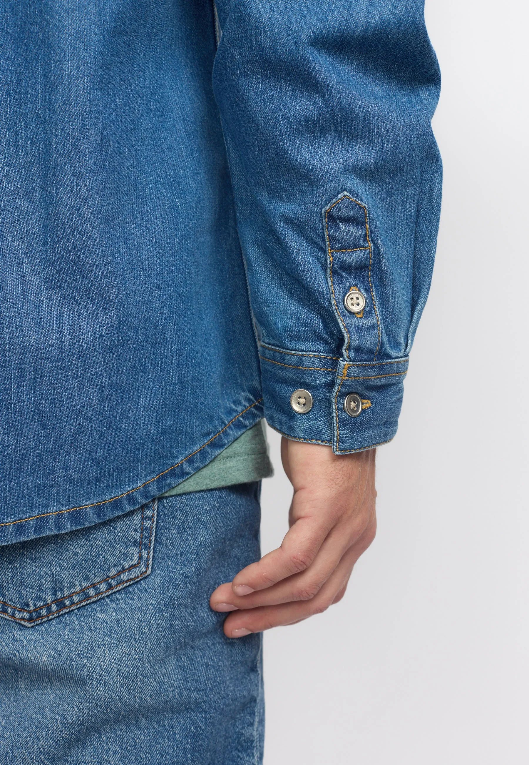 Worker Shirt / 3190 - Blue sold by Revolution product image thumbnail 5