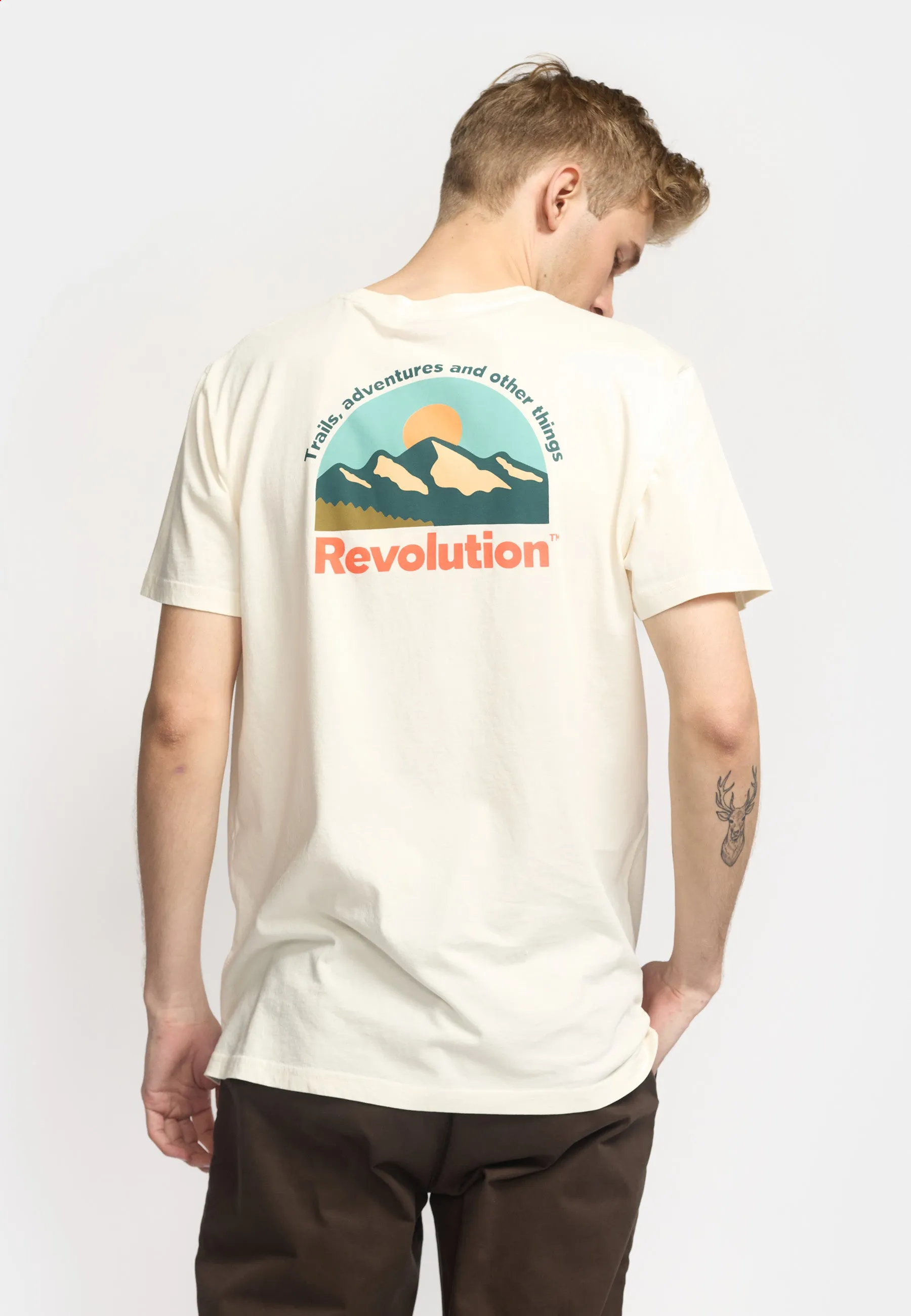 Printed T-shirt / 1422 SCA - Offwhite sold by Revolution product image thumbnail 5