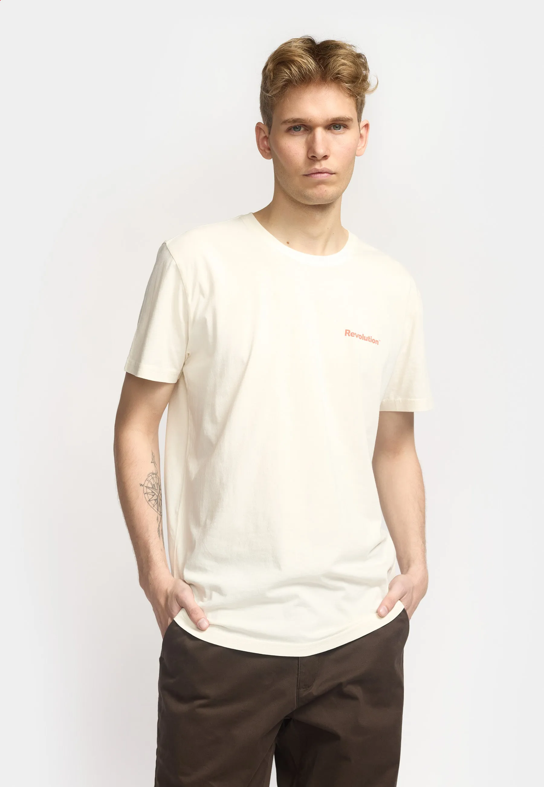 Printed T-shirt / 1422 SCA - Offwhite sold by Revolution product image thumbnail 4