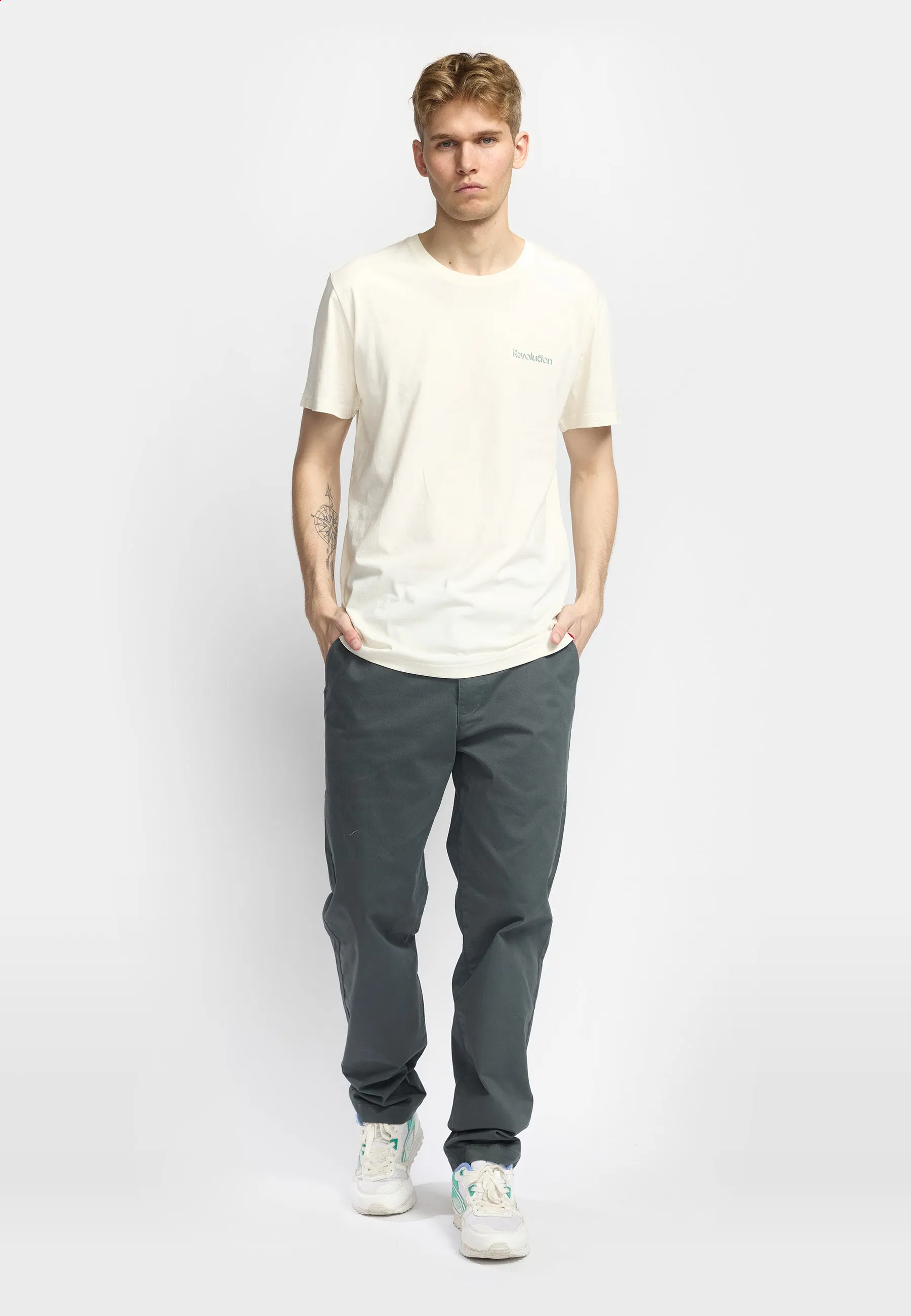Printed T-shirt / 1422 LAN - Offwhite sold by Revolution product image thumbnail 4