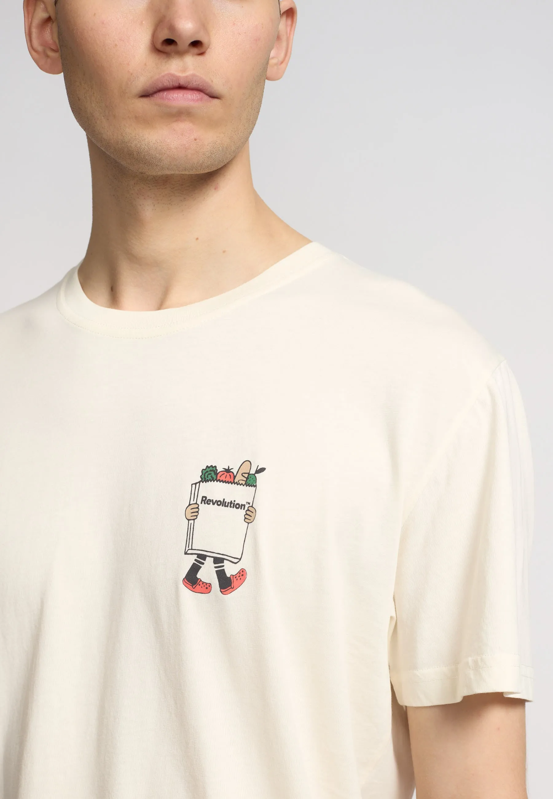 Printed T-shirt / 1422 GRO - Offwhite sold by Revolution