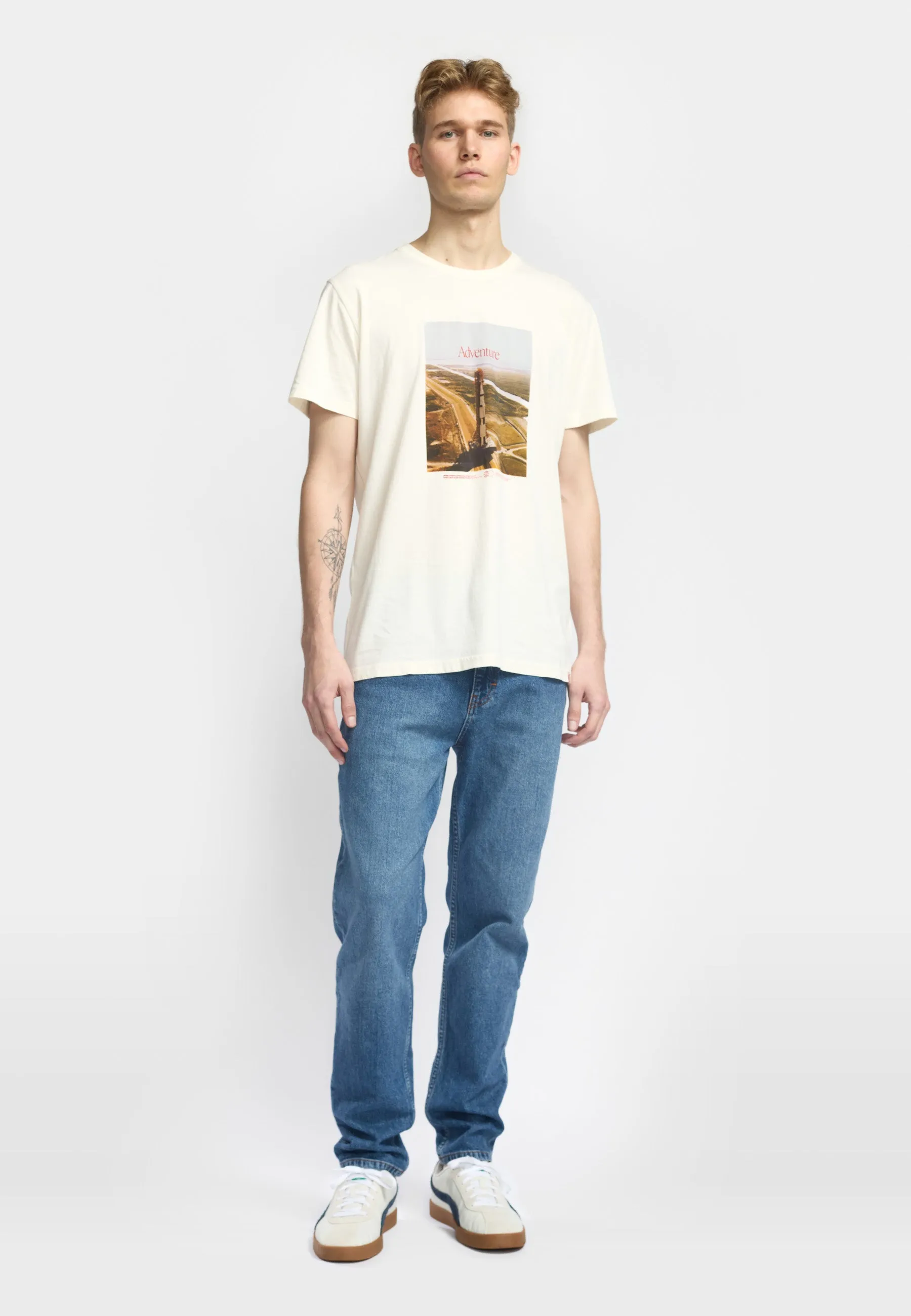 Printed T-shirt / 1420 ROC - Offwhite sold by Revolution product image thumbnail 4