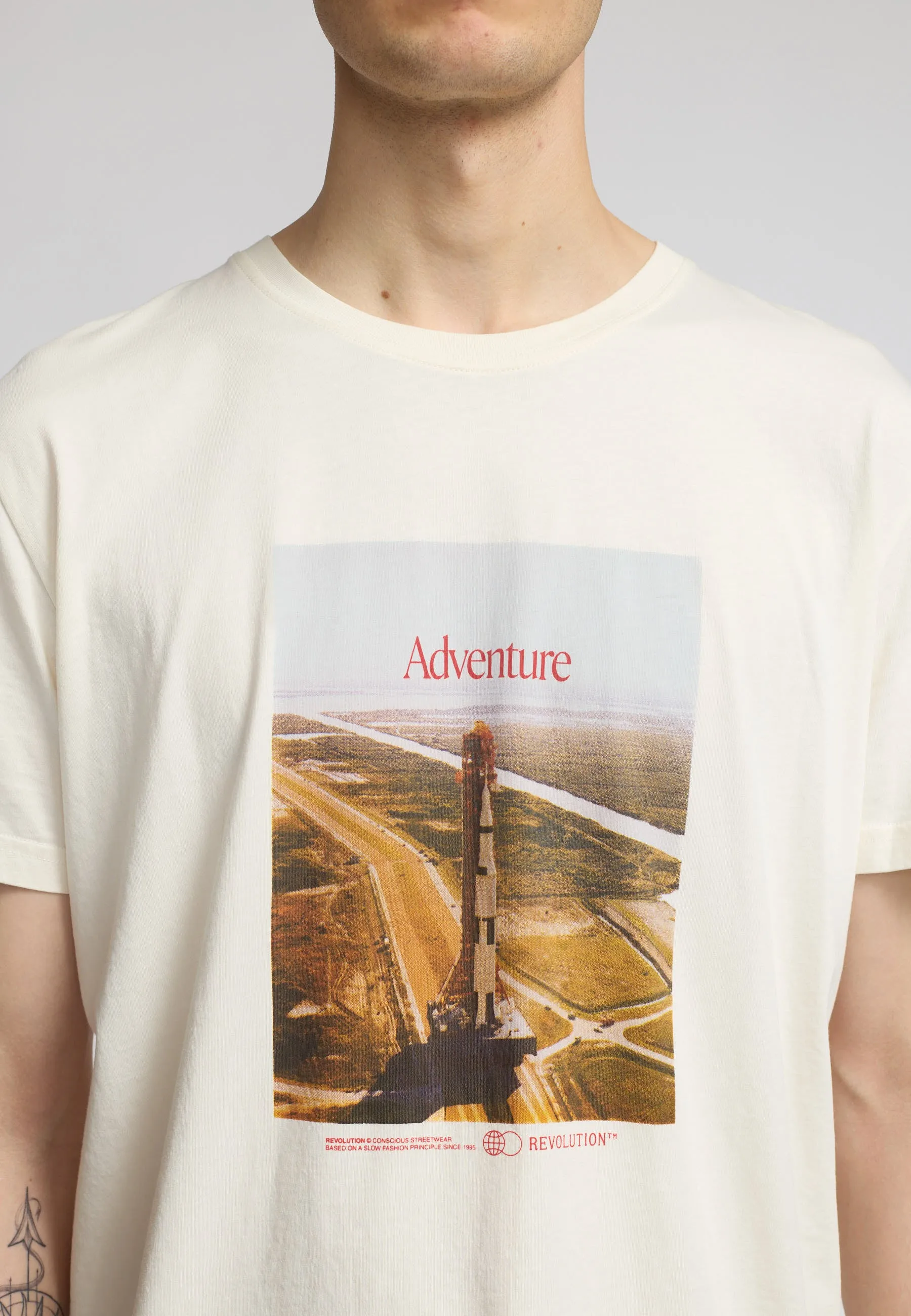 Printed T-shirt / 1420 ROC - Offwhite sold by Revolution