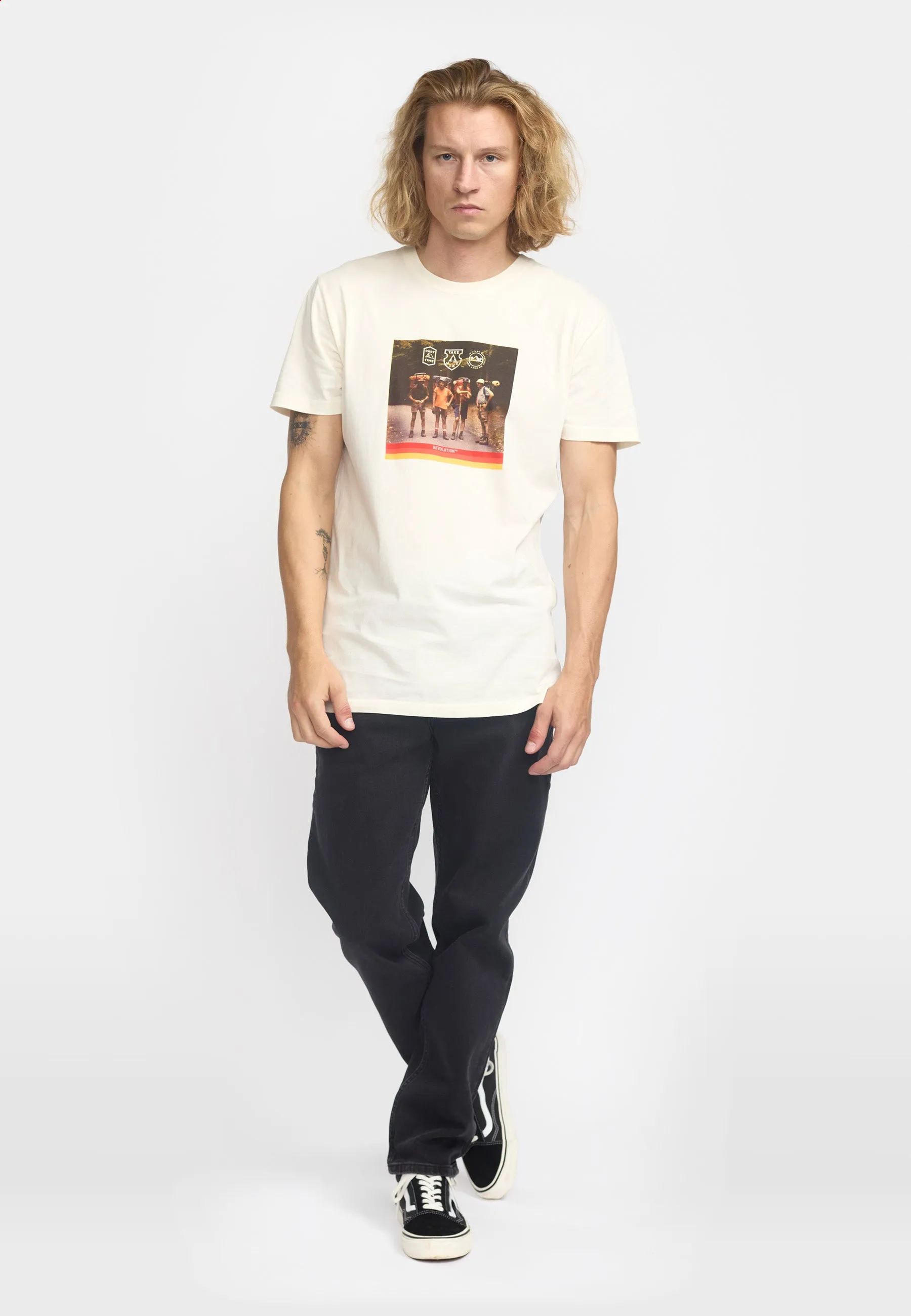 Printed T-shirt / 1420 HIK - Offwhite sold by Revolution product image thumbnail 4