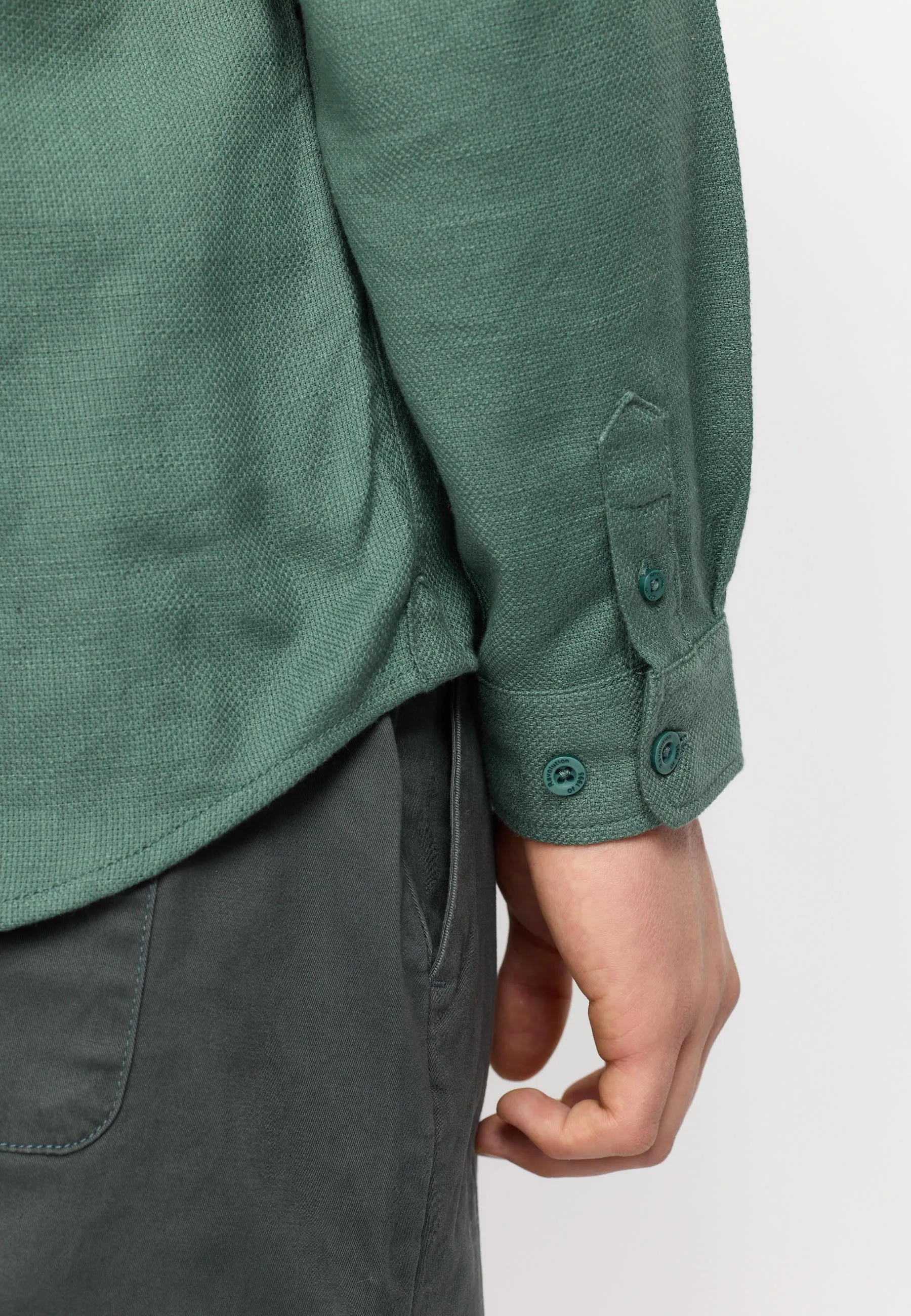 Loose Shirt / 3176 - Dustgreen sold by Revolution product image thumbnail 5
