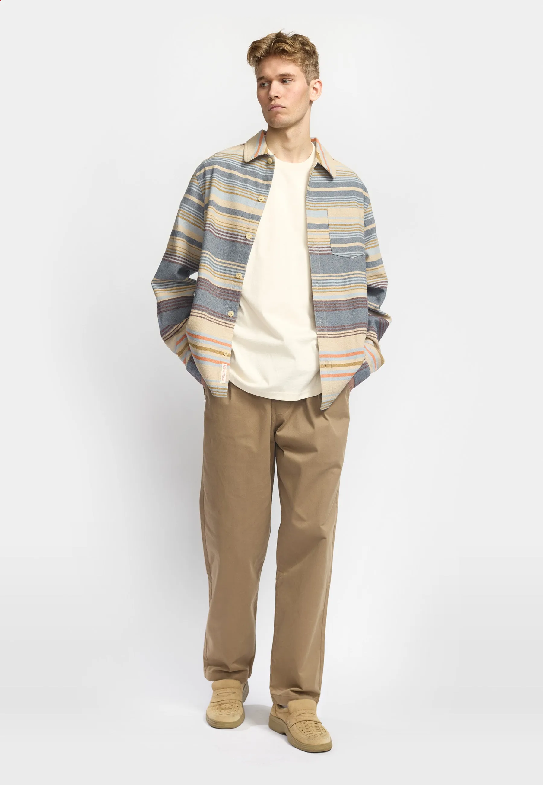 Casual Overshirt / 3146 - Dustblue sold by Revolution product image thumbnail 2