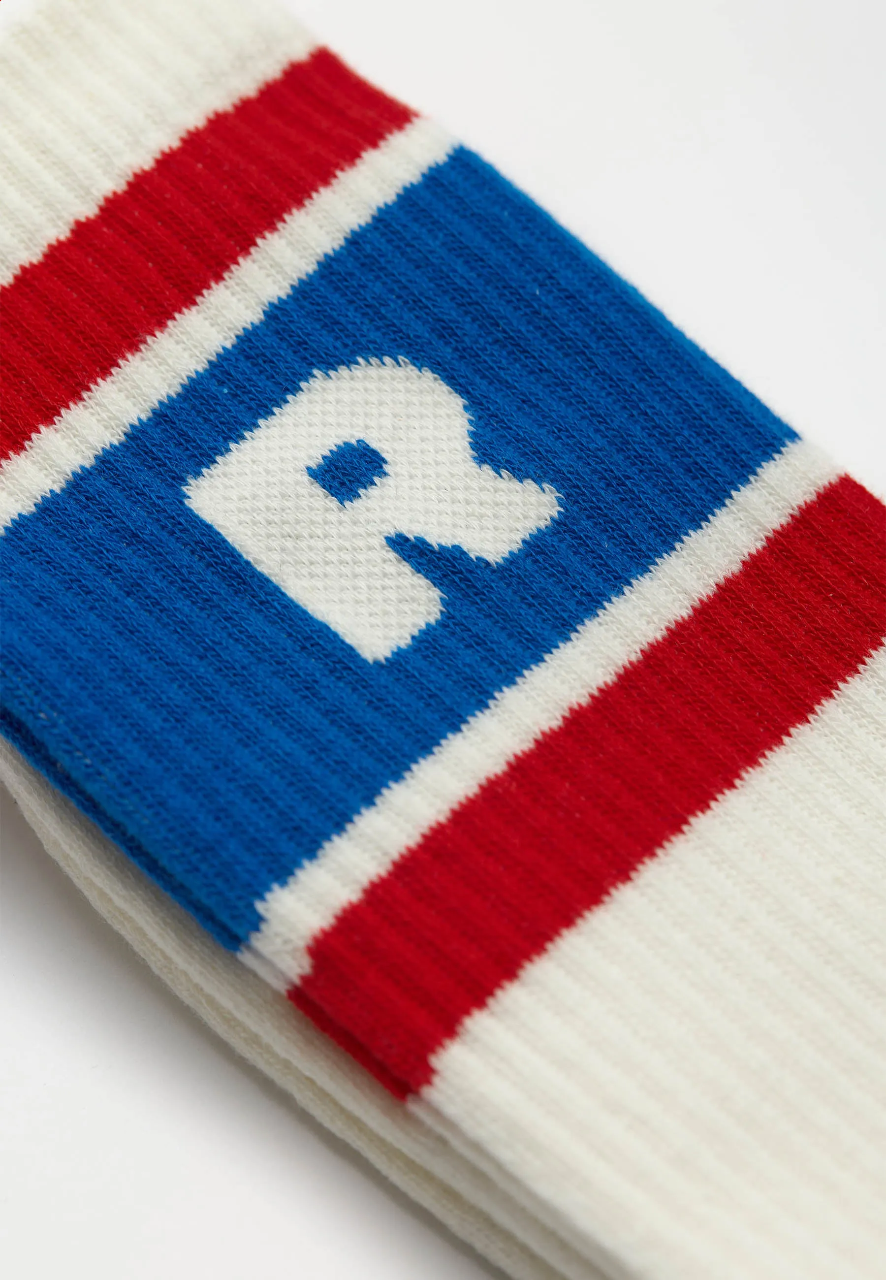 Jaquard Crew Sock / 8923 - Offwhite sold by Revolution product image thumbnail 2