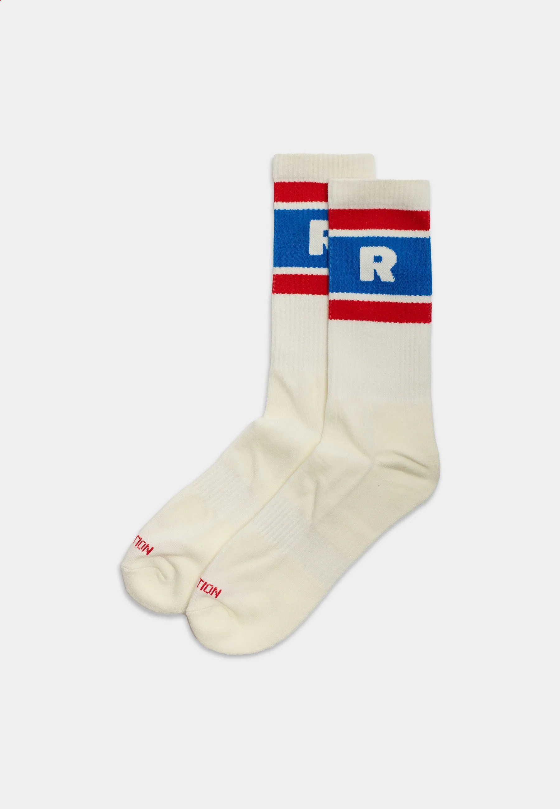 Jaquard Crew Sock / 8923 - Offwhite sold by Revolution product image thumbnail 3