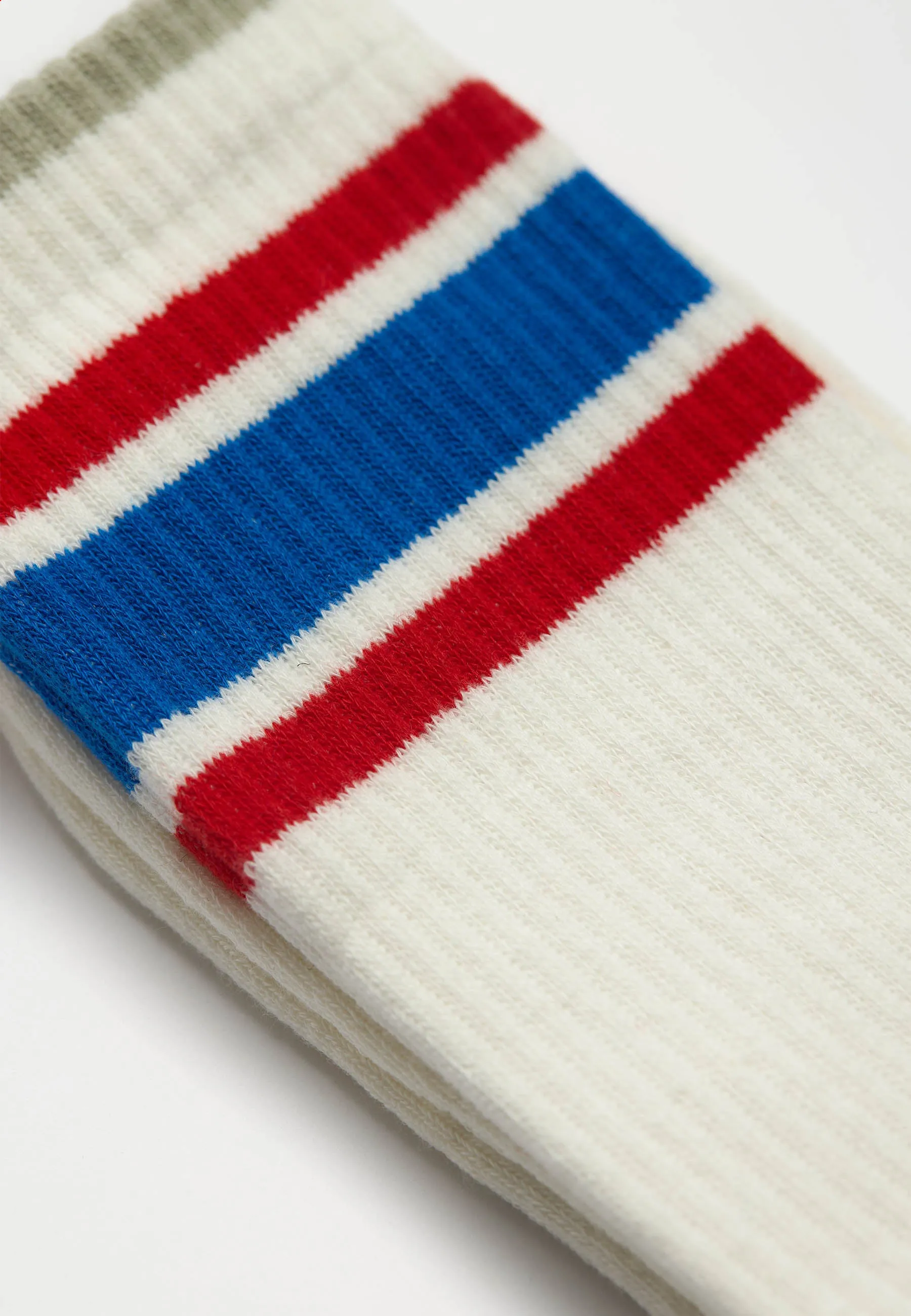 Jaquard Crew Sock / 8921 - Offwhite sold by Revolution product image thumbnail 2