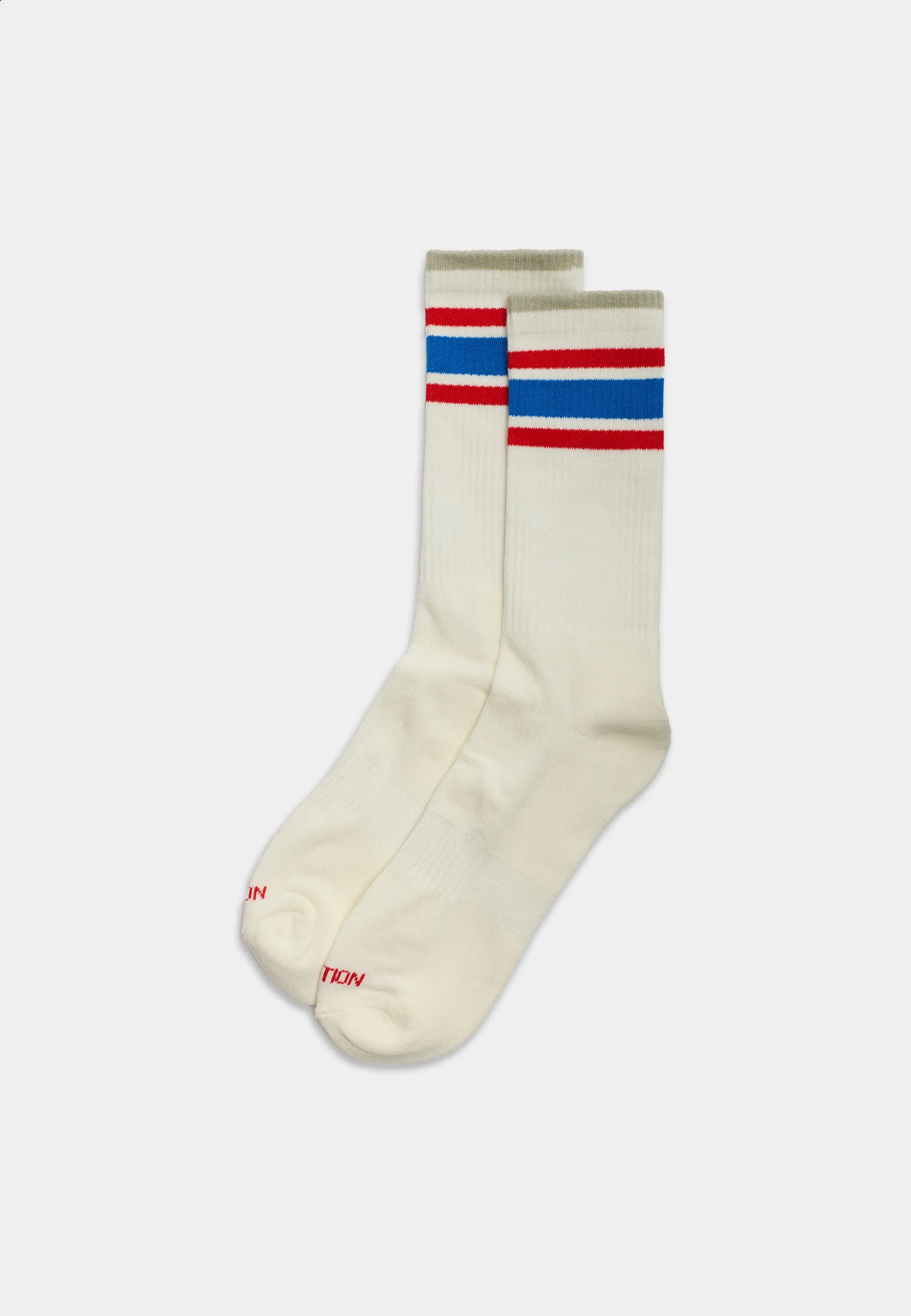 Jaquard Crew Sock / 8921 - Offwhite sold by Revolution product image thumbnail 3