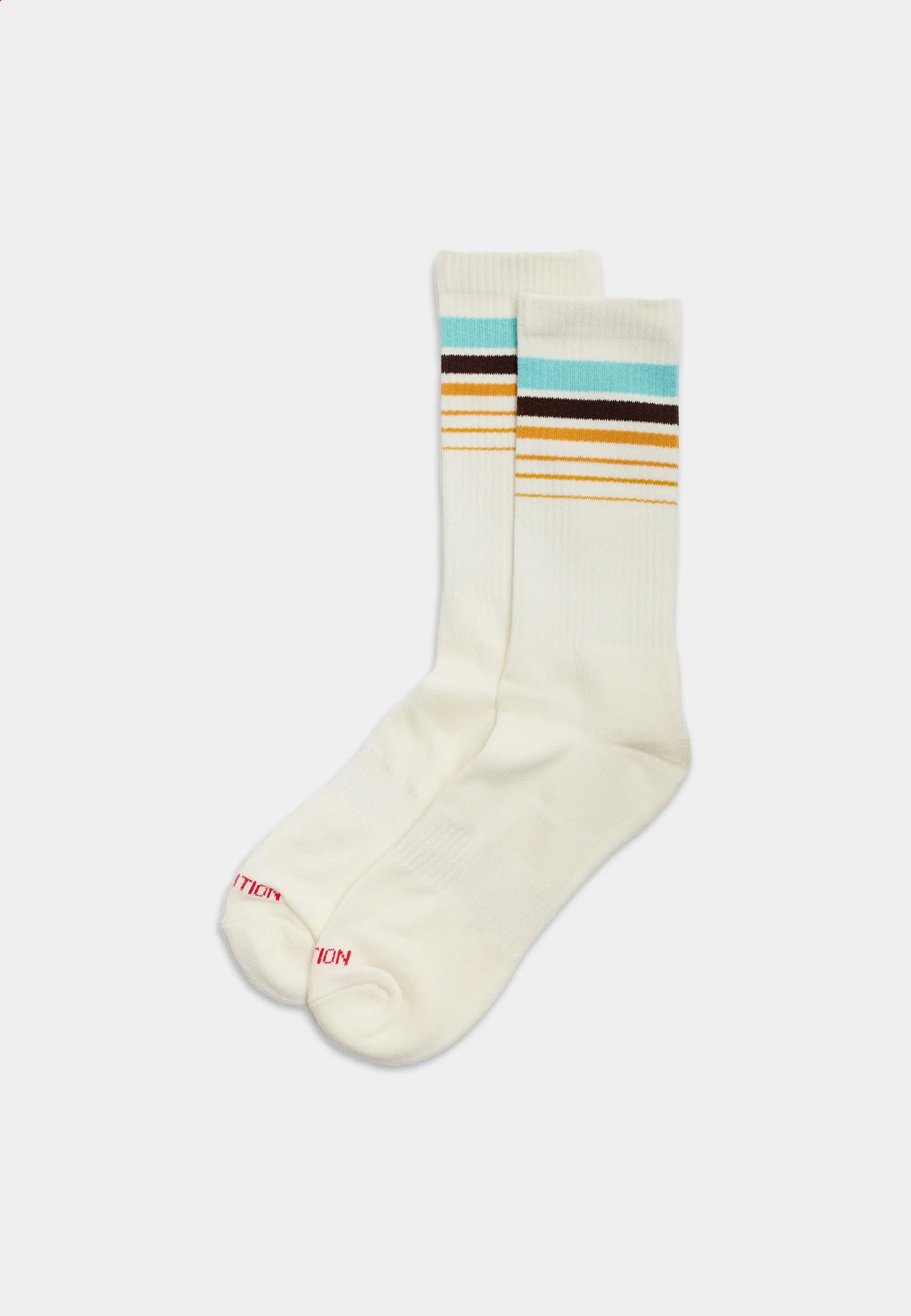 Jaquard Crew Sock / 8920 - Offwhite sold by Revolution product image thumbnail 3