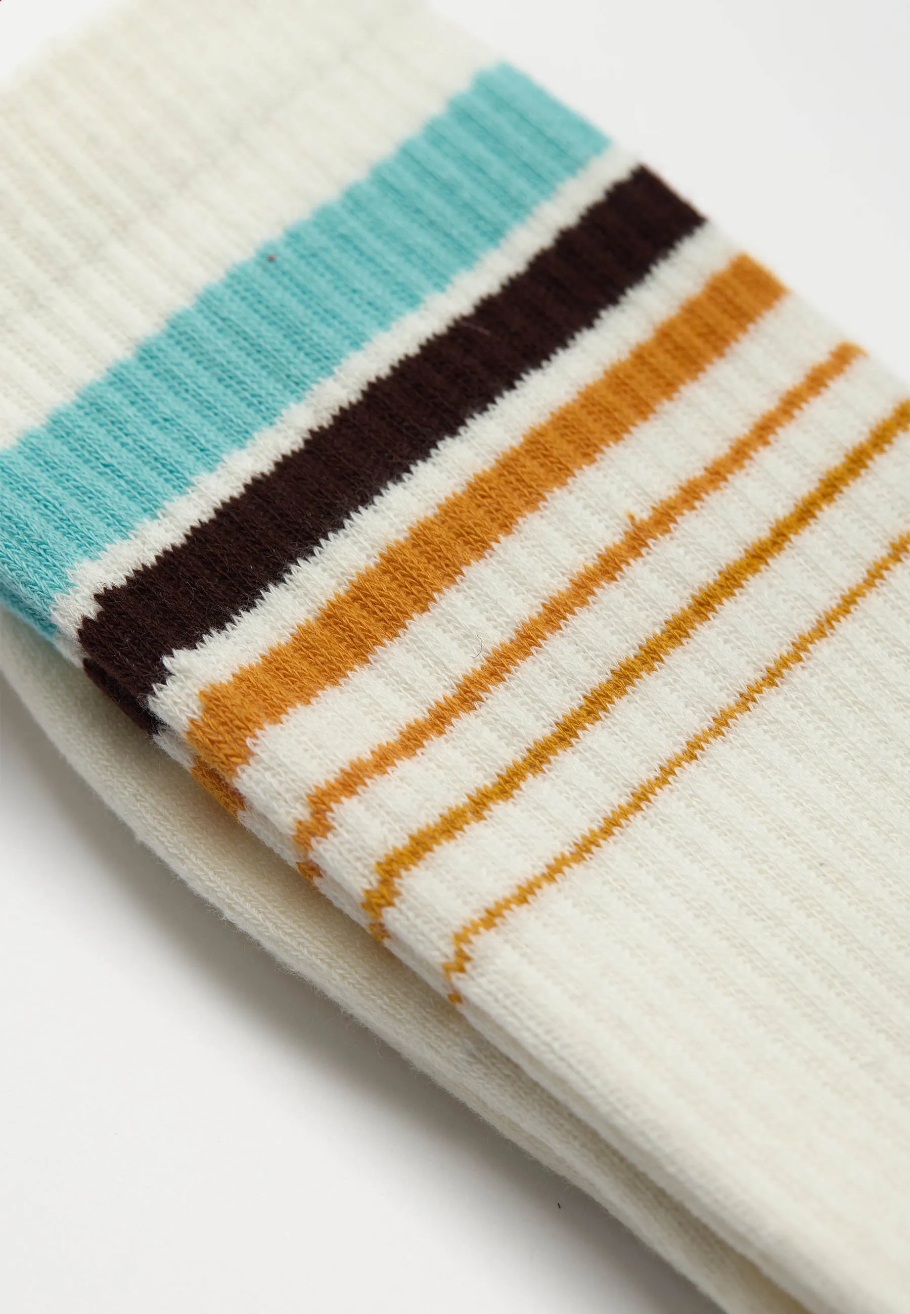 Jaquard Crew Sock / 8920 - Offwhite sold by Revolution product image thumbnail 2