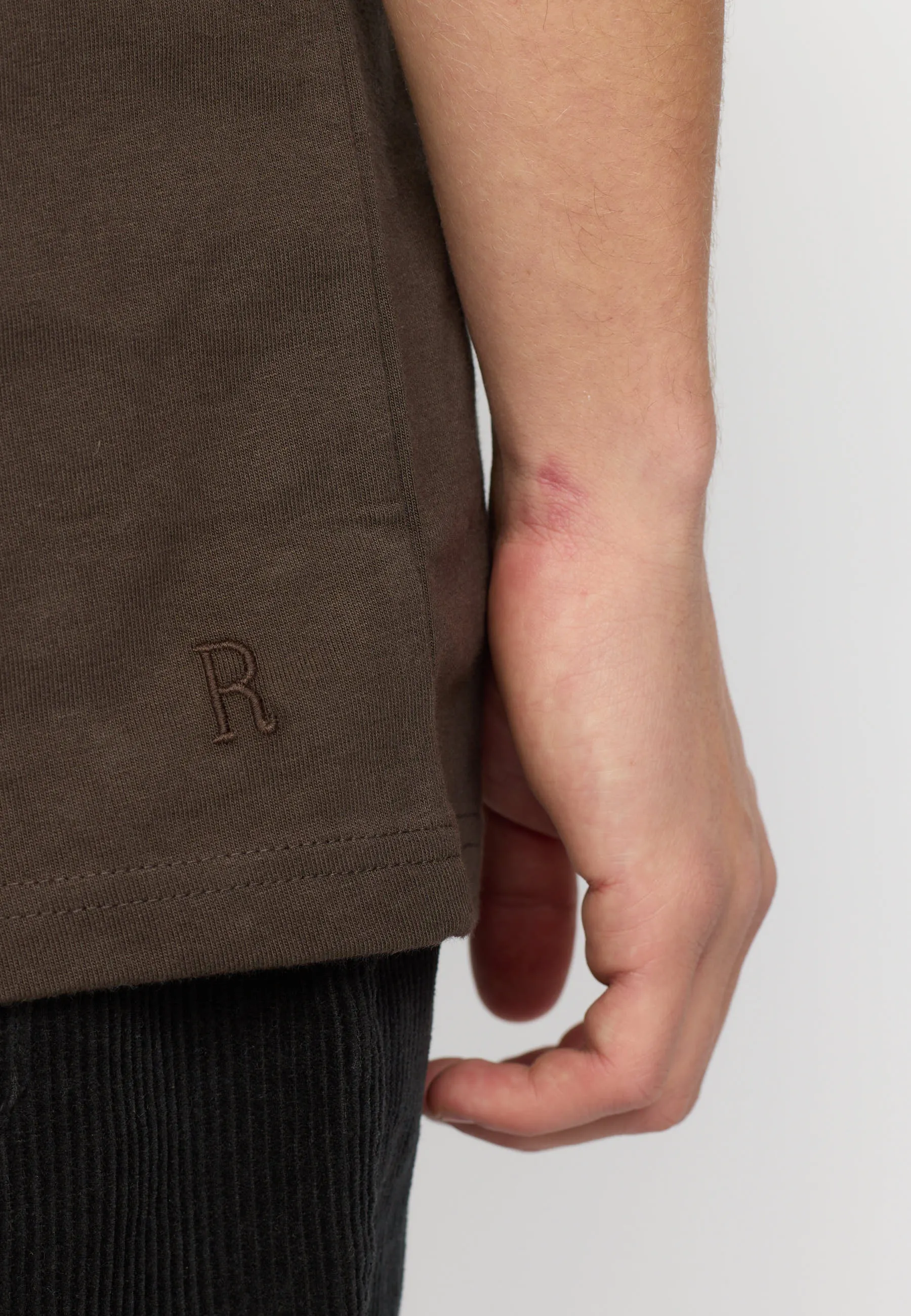 Loose T-shirt / 1060 REV - Brown sold by Revolution product image thumbnail 2