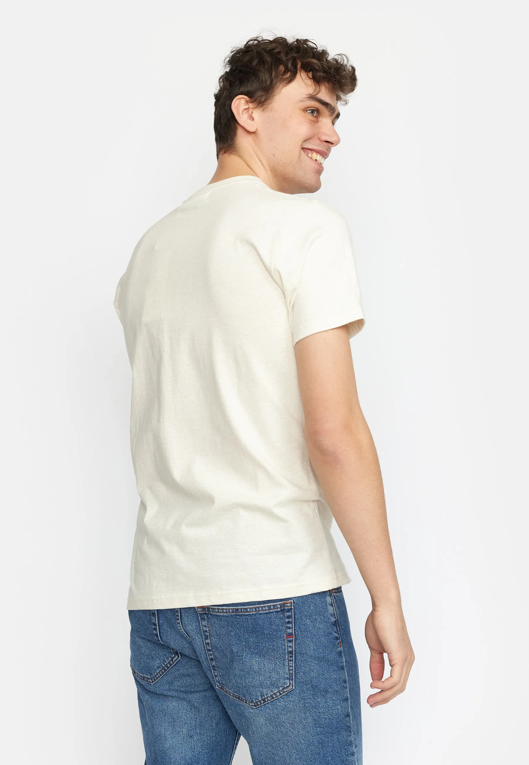 Regular T-shirt / 1051 - Offwhite-melange sold by Revolution product image thumbnail 3