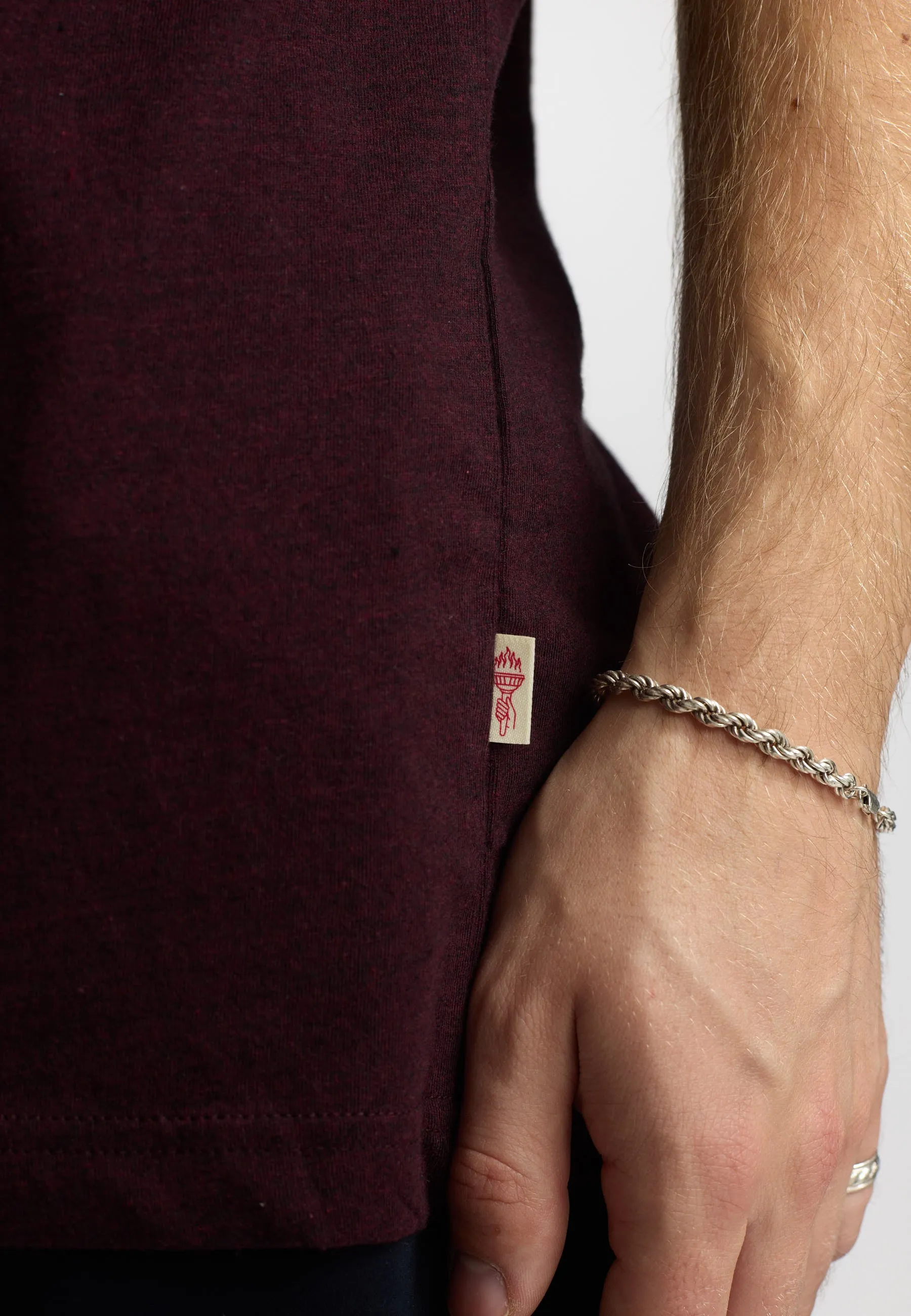 Regular T-shirt / 1051 - Burgundy sold by Revolution product image thumbnail 2