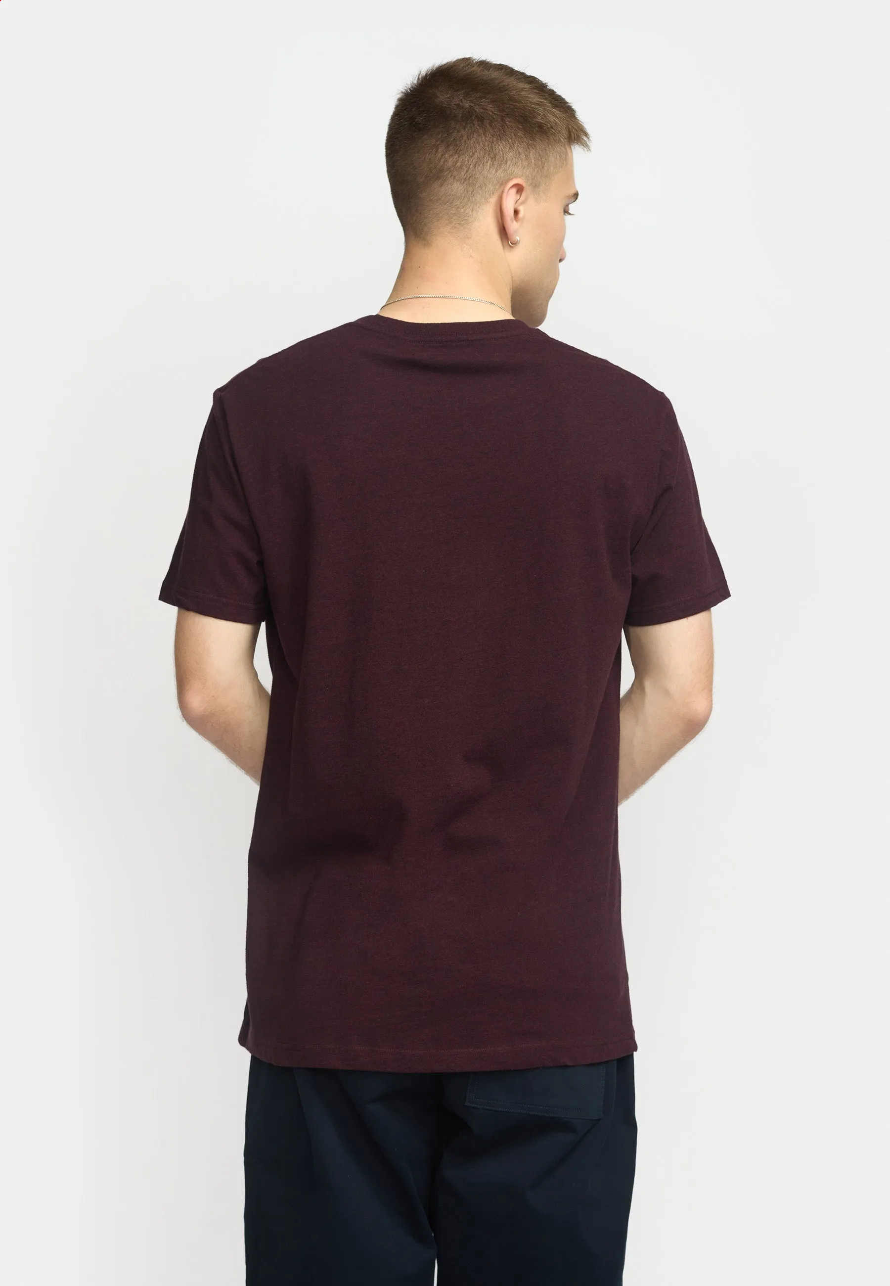 Regular T-shirt / 1051 - Burgundy sold by Revolution product image thumbnail 4