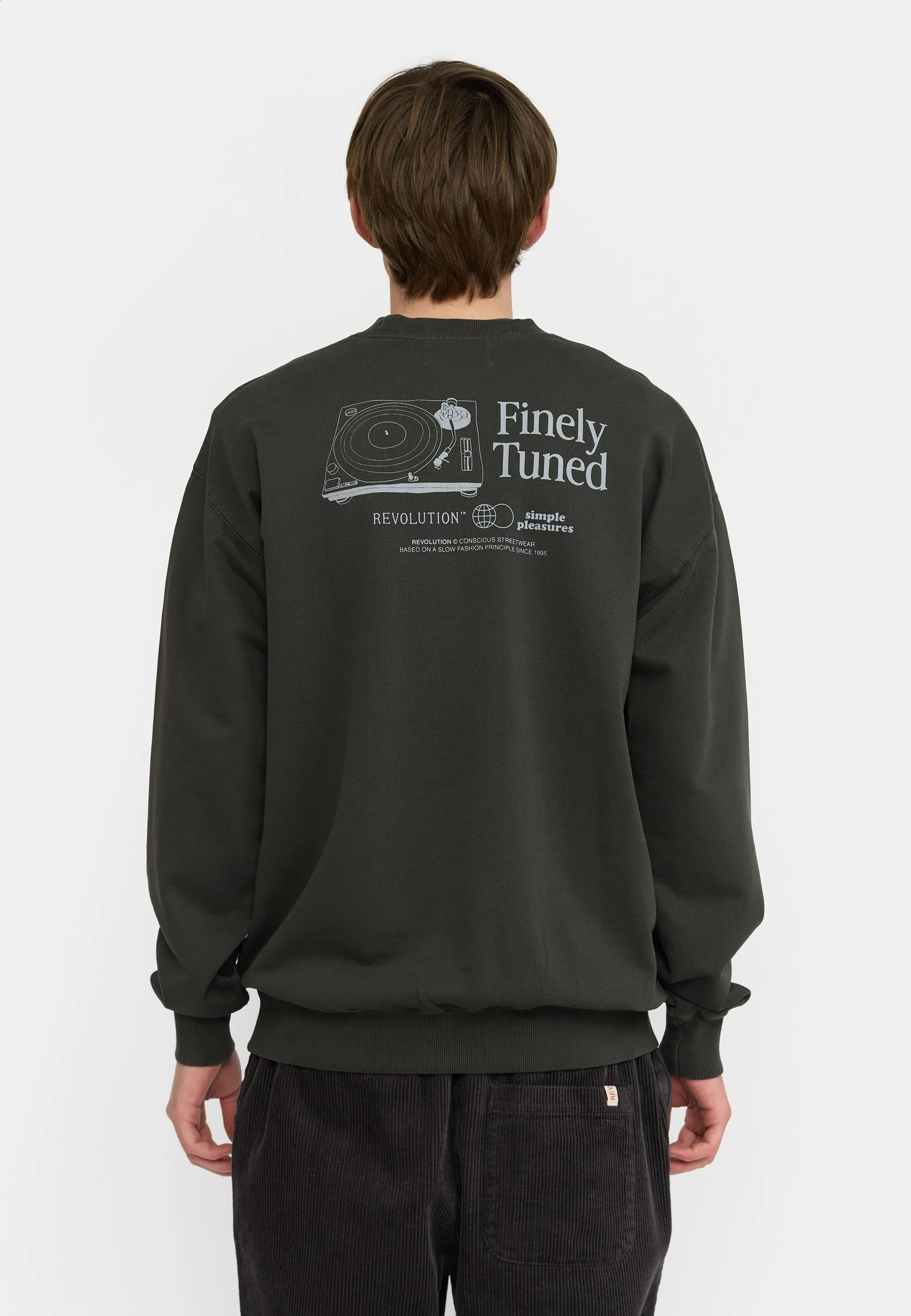 Printed Crewneck / 2794 TUN - Black sold by Revolution product image thumbnail 5