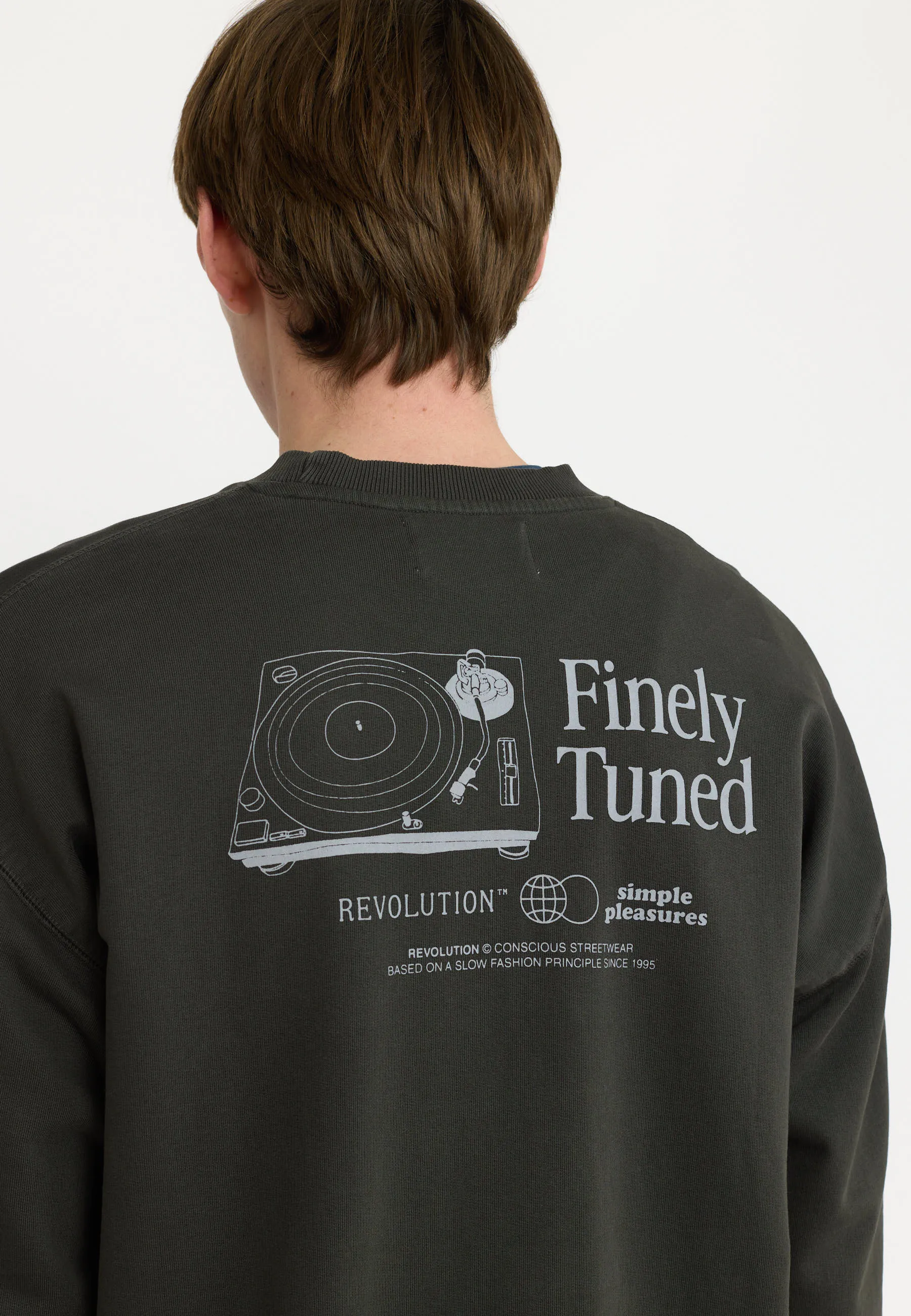 Printed Crewneck / 2794 TUN - Black sold by Revolution product image thumbnail 3