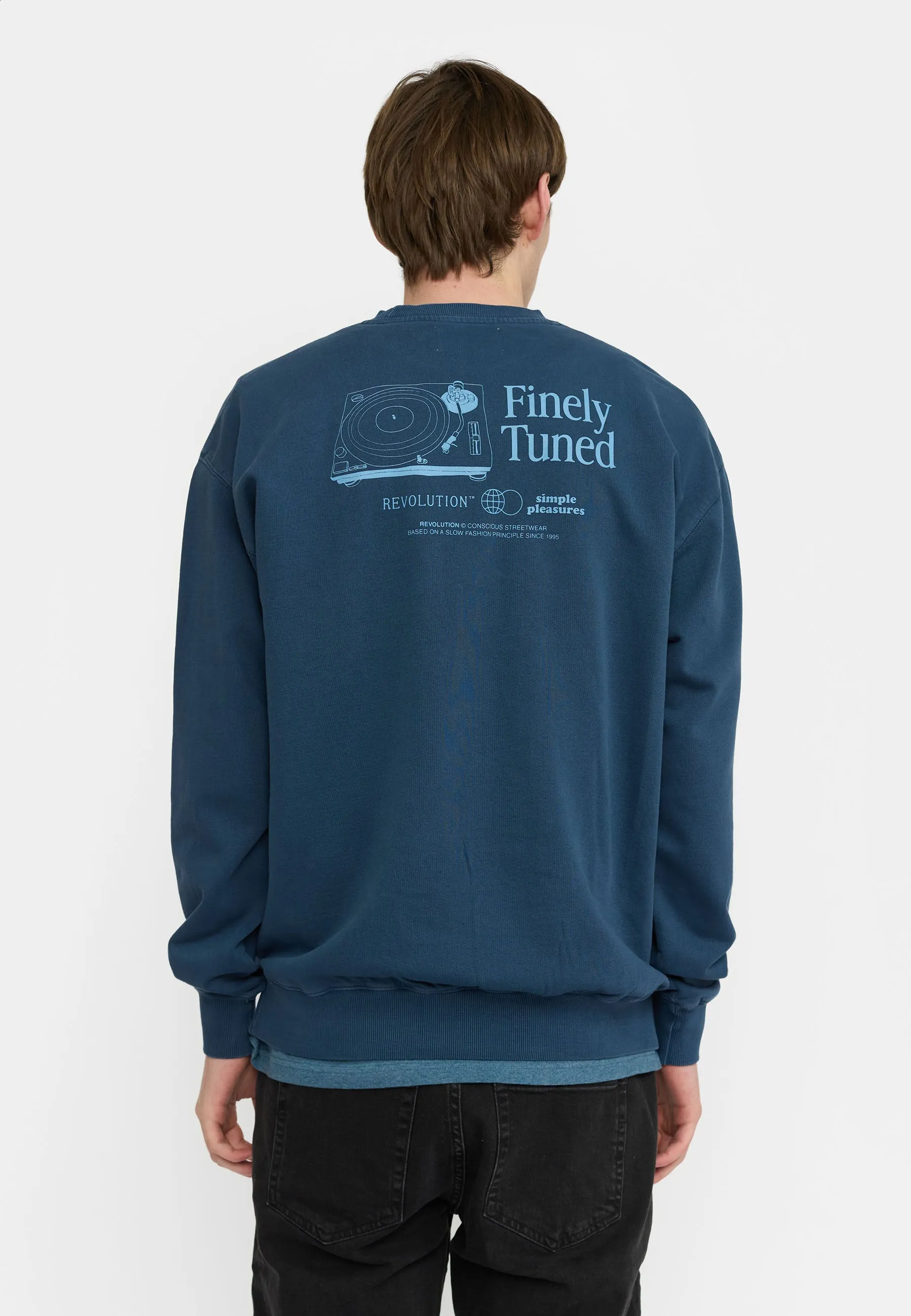 Printed Crewneck / 2794 TUN - Darkblue sold by Revolution product image thumbnail 5