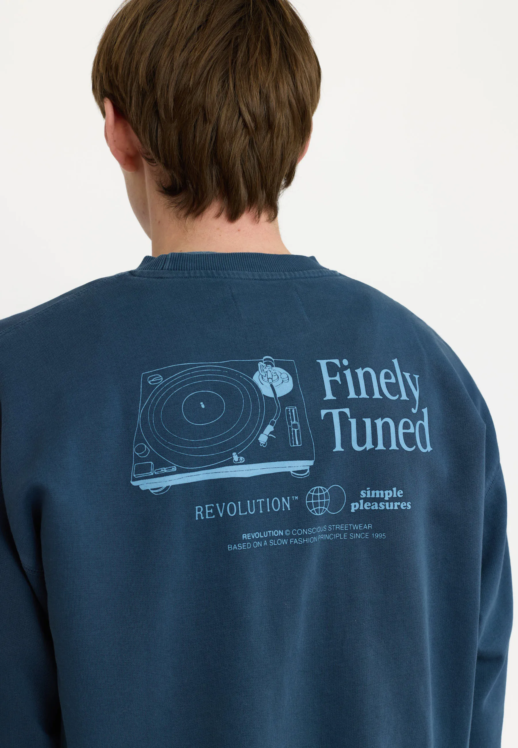 Printed Crewneck / 2794 TUN - Darkblue sold by Revolution product image thumbnail 3