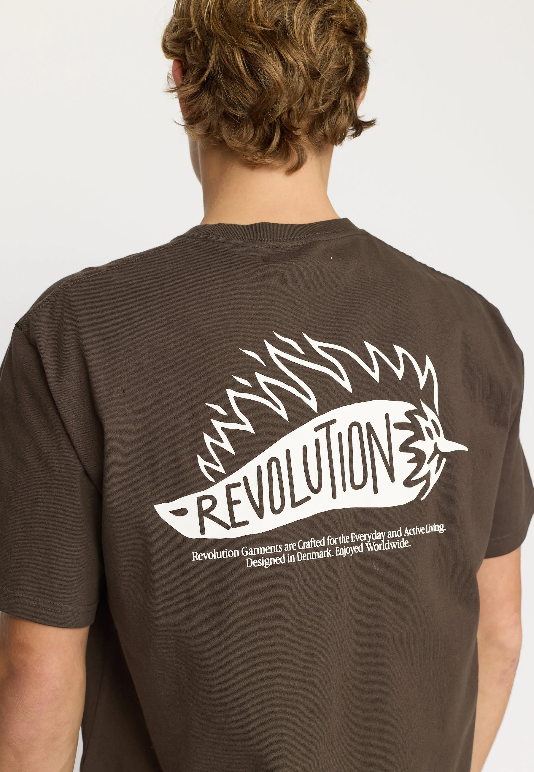 Application T-Shirt / 1428 CHI - Brown sold by Revolution product image thumbnail 3