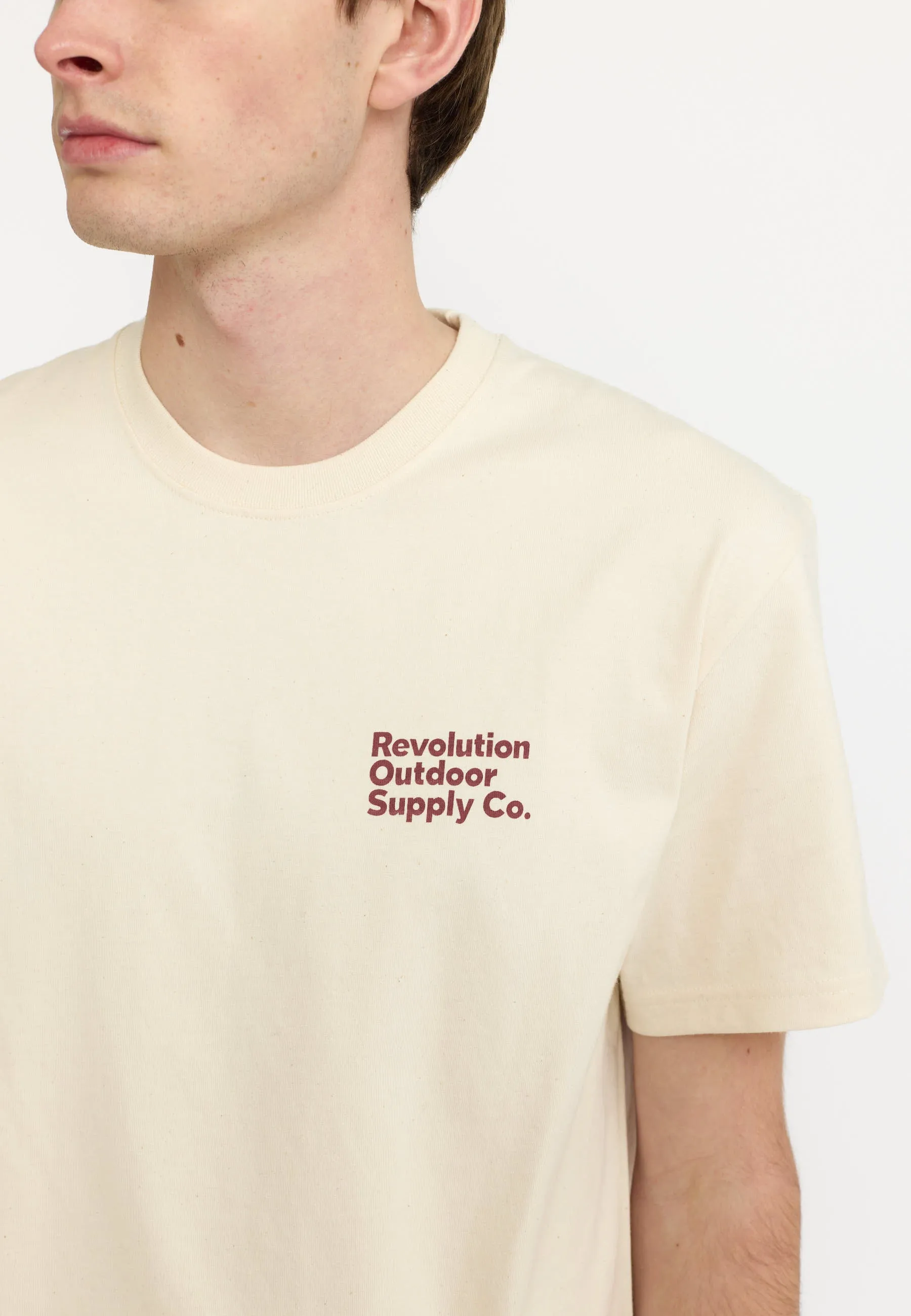 Application T-Shirt / 1428 MOU - Offwhite sold by Revolution