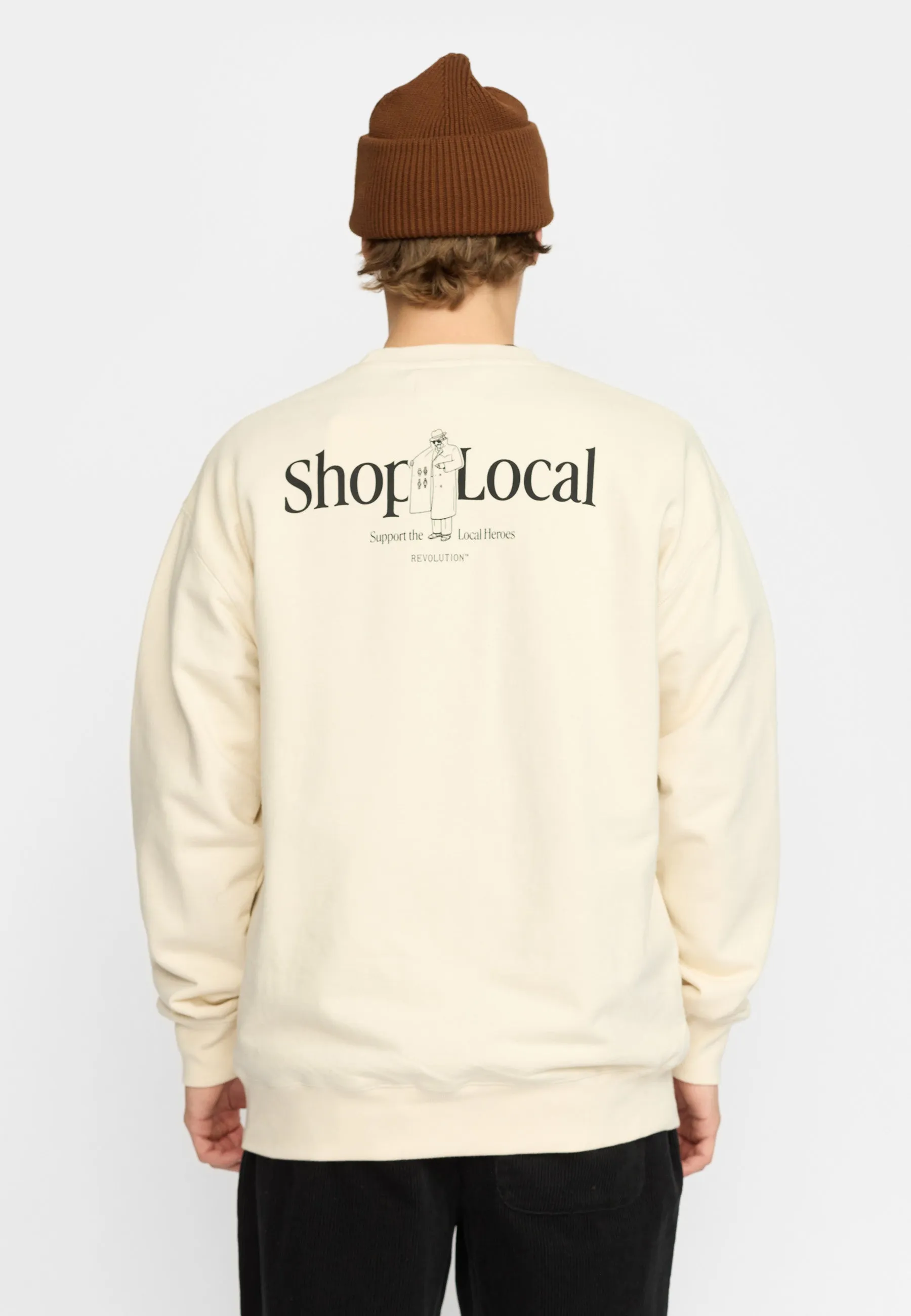 Printed Crewneck / 2793 DEA - Offwhite sold by Revolution product image thumbnail 5